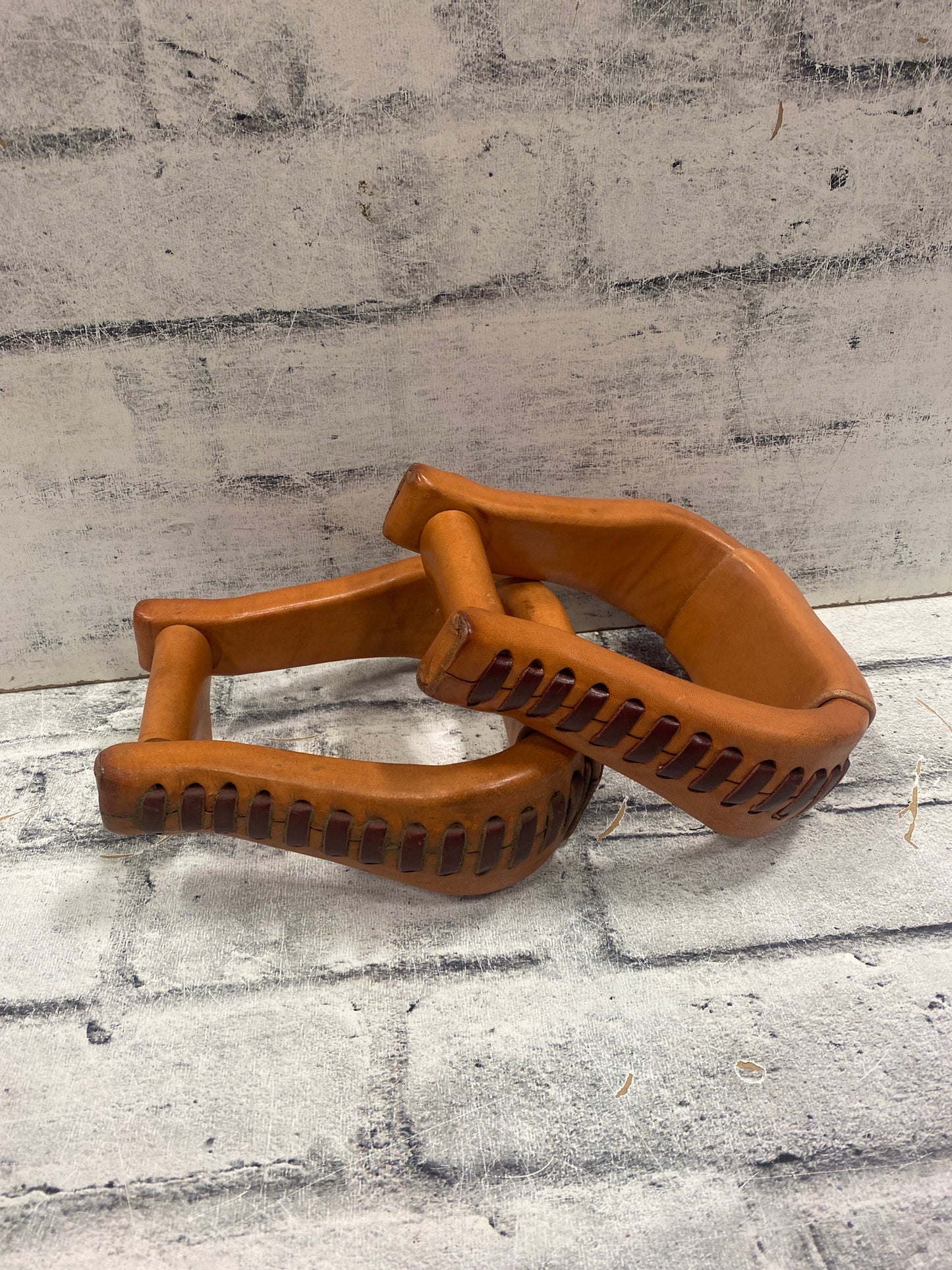 Leather Wrapped Stirrups