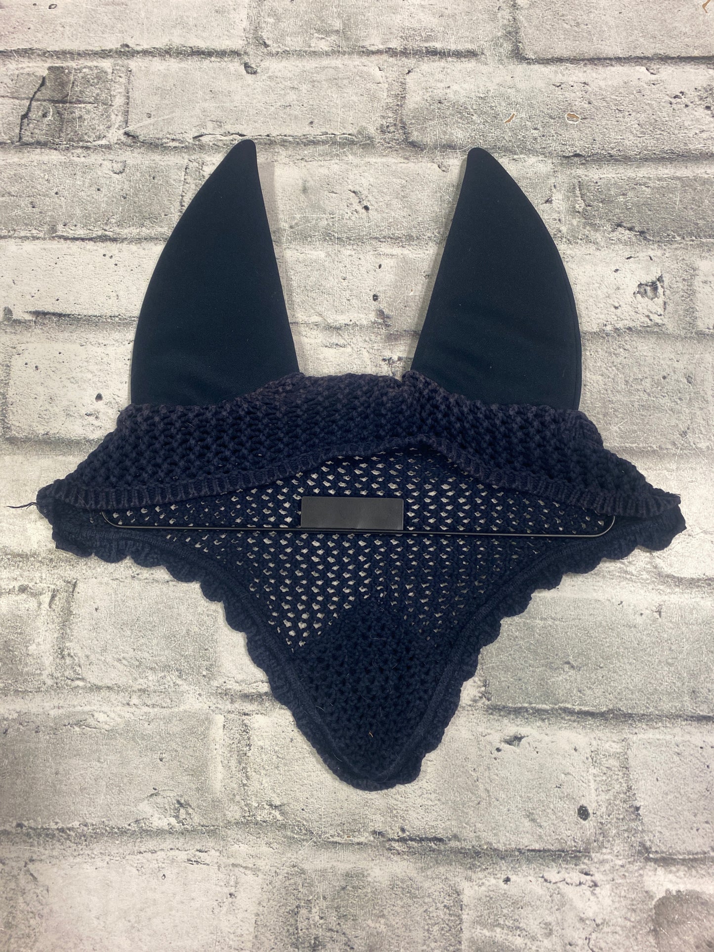 Equestrian Stockholm Soundproof Fly Bonnet Navy F