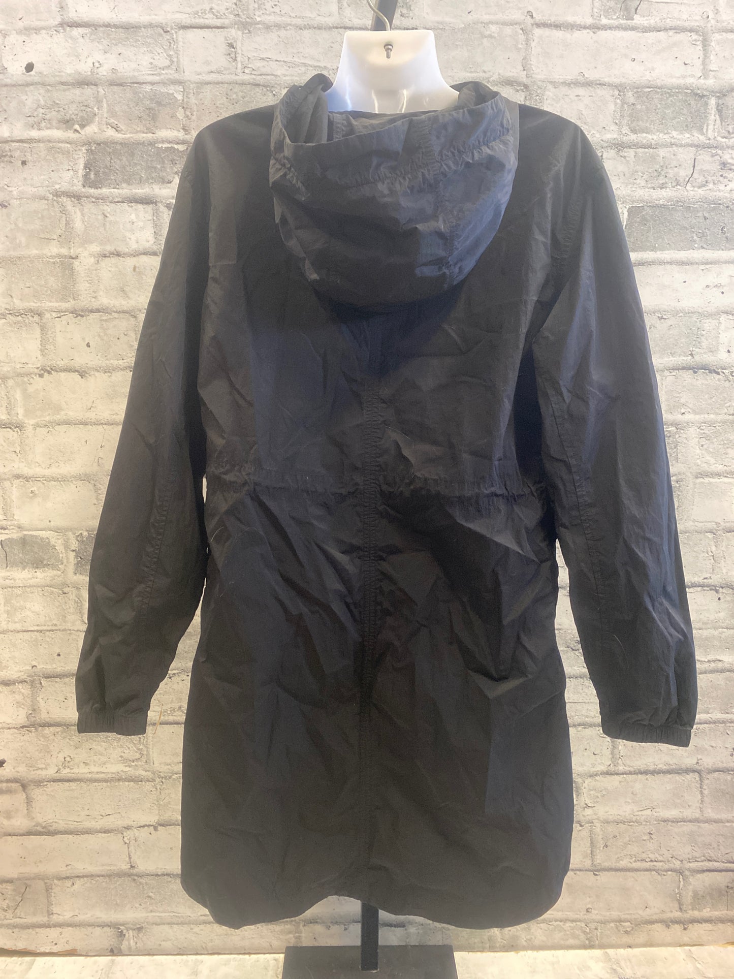 Tentree Nylon Long Jacket Black M NEW
