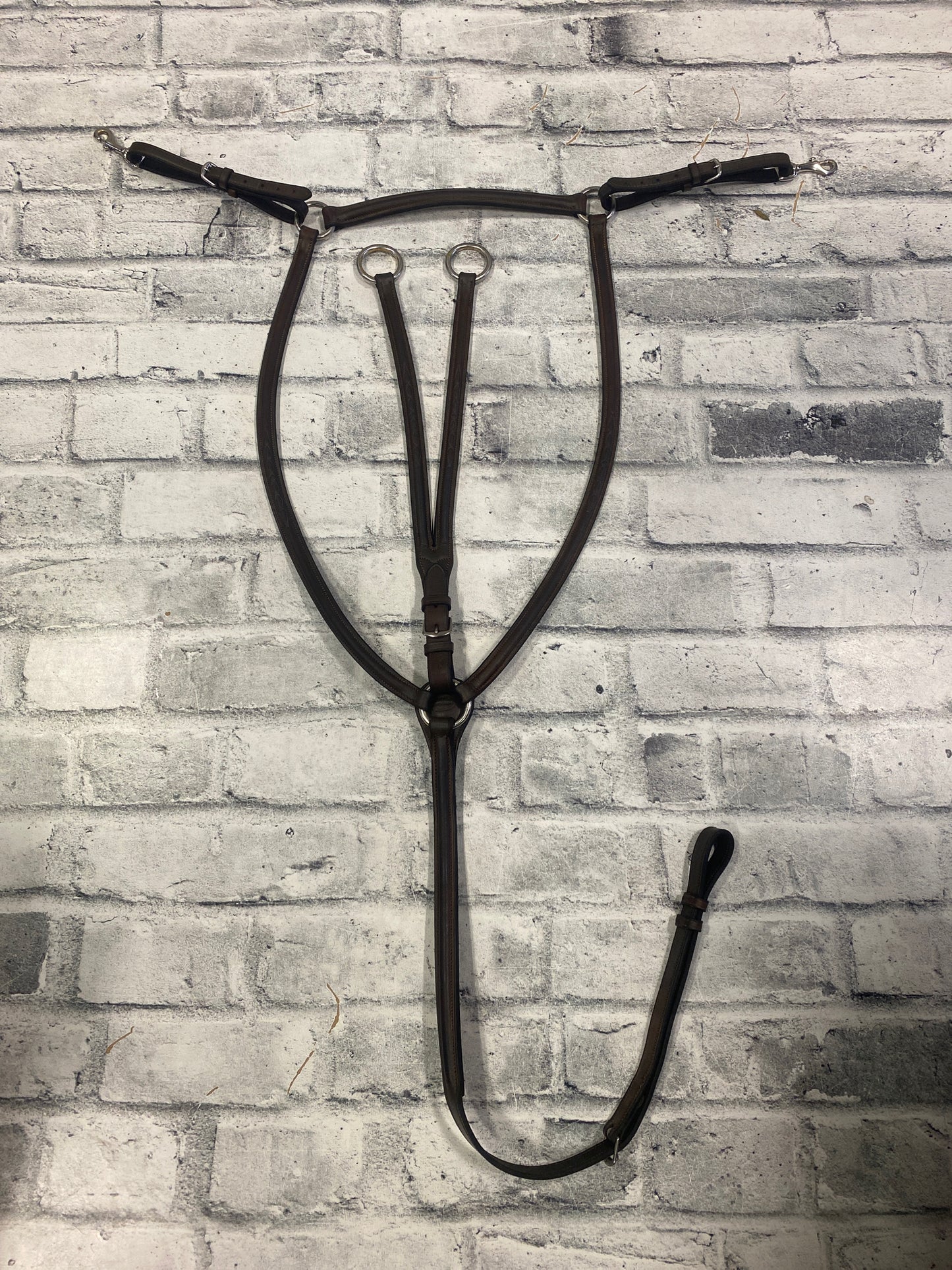 Bobby's Tack Breastplate + Running Attachment Brown F
