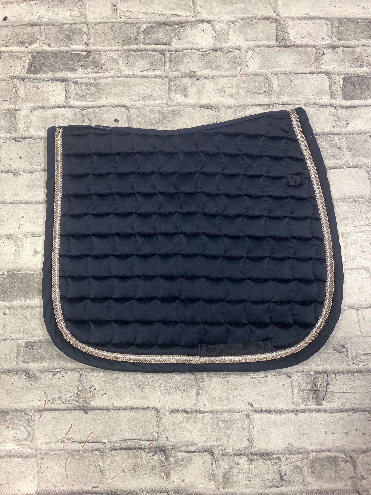 B//Vertigo Dressage Pad Navy/White F