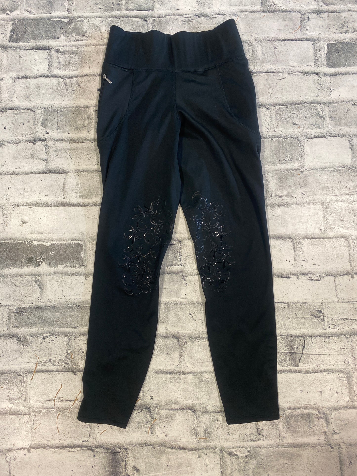 Elation KP Pull On High Waisted Riding Tights Black M