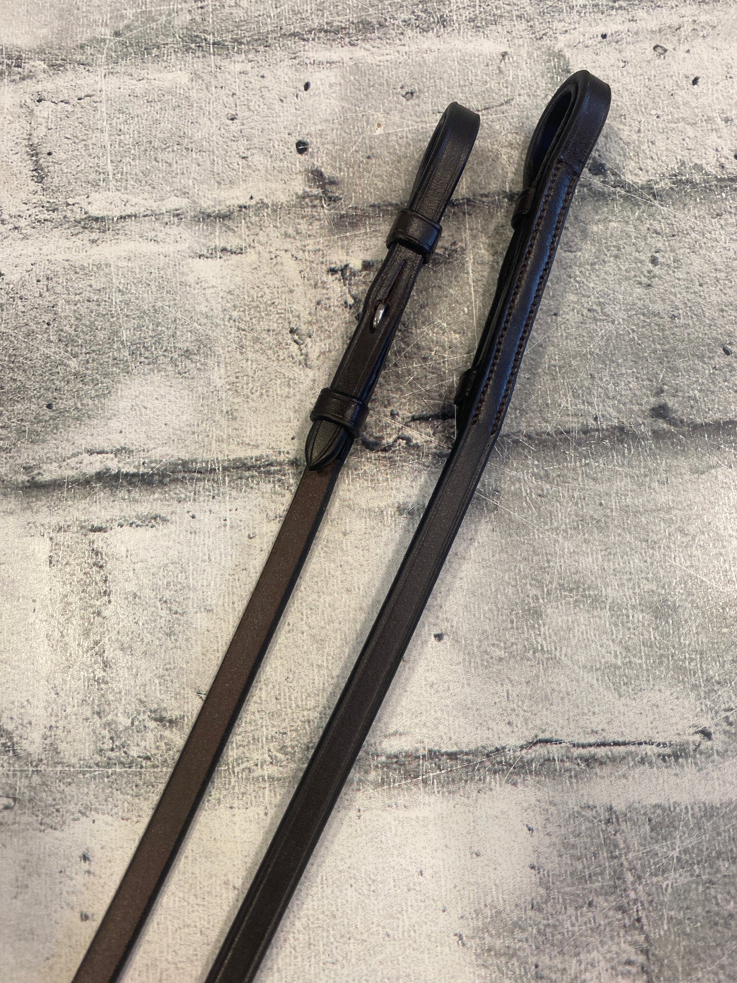 Joseph Sterling Brown Leather Curb Reins