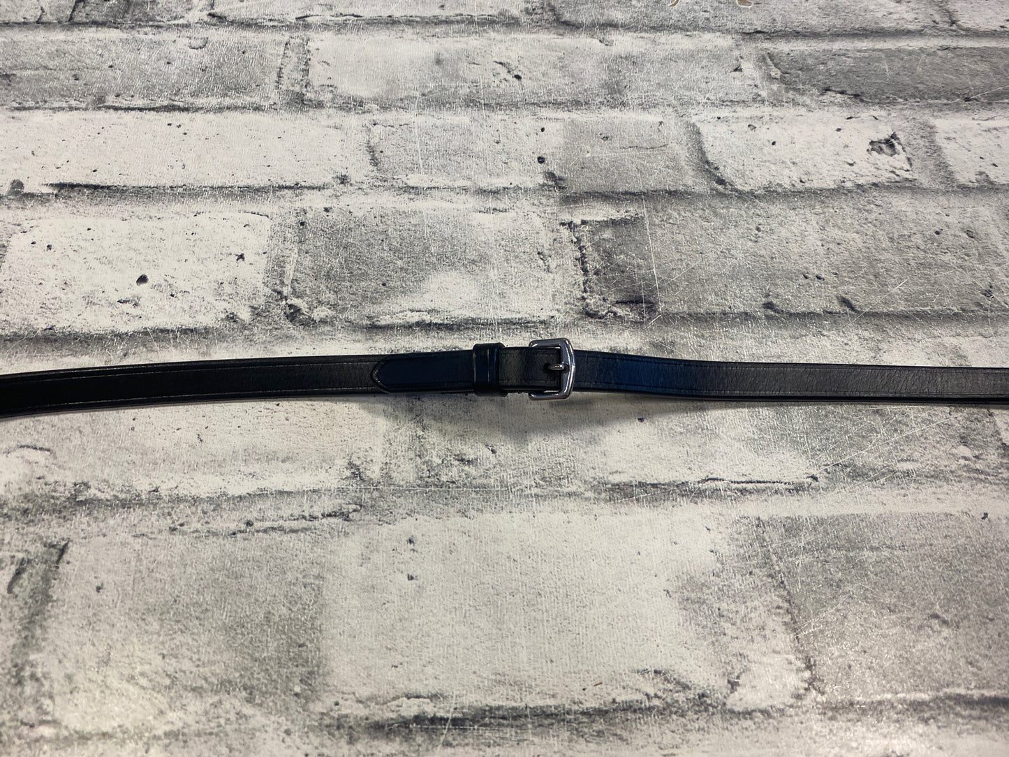 Rubber Reins w Stops Black
