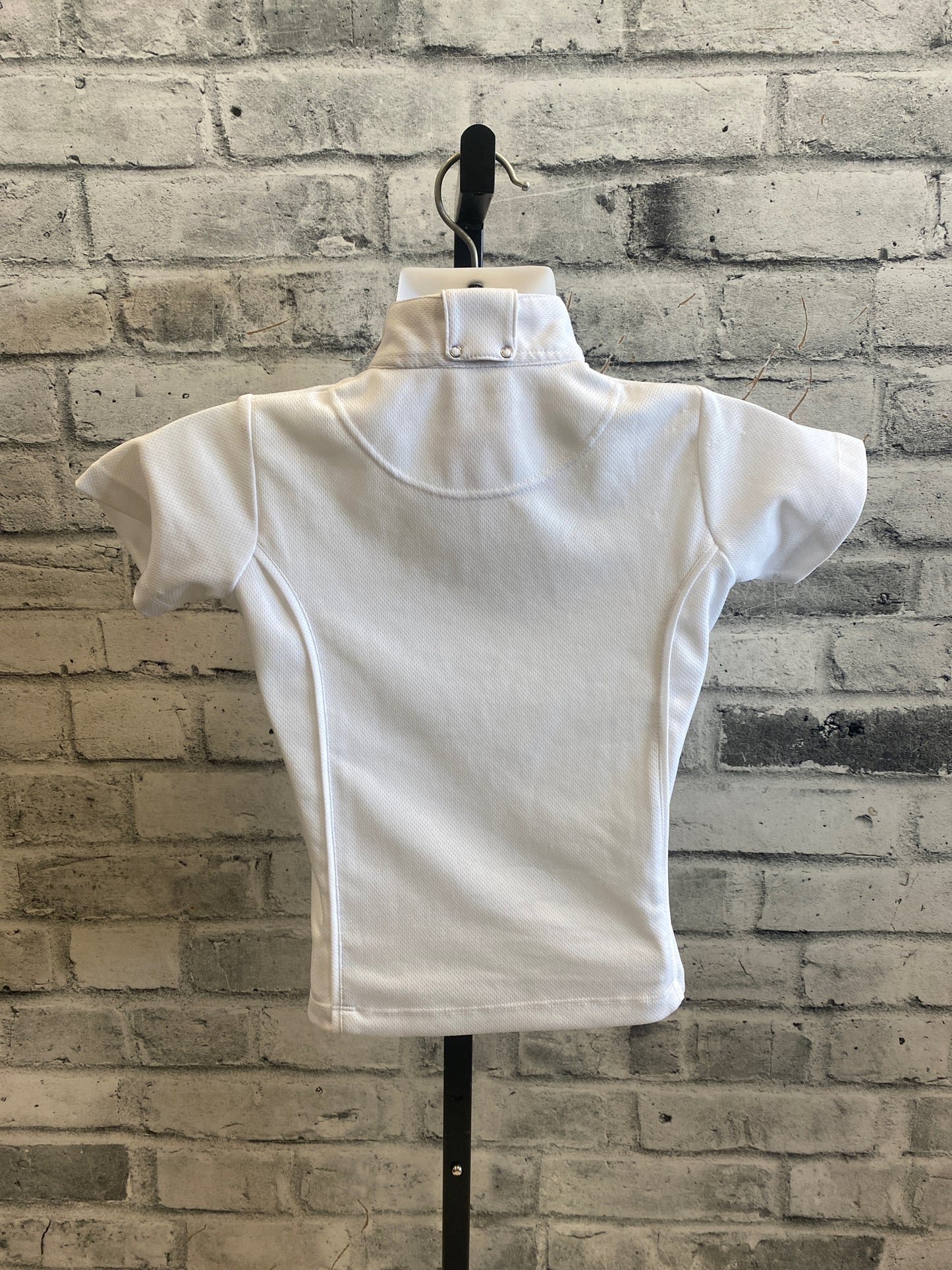 Elation Platinum SS Show Shirt White Childrens XS