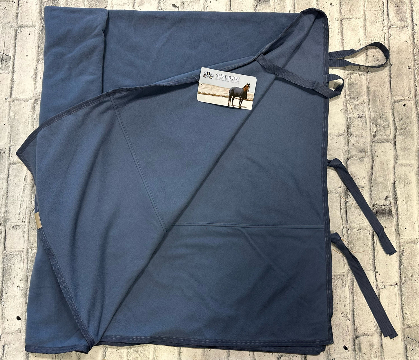Shedrow Head to Tail Fleece Cooler Blue NEW