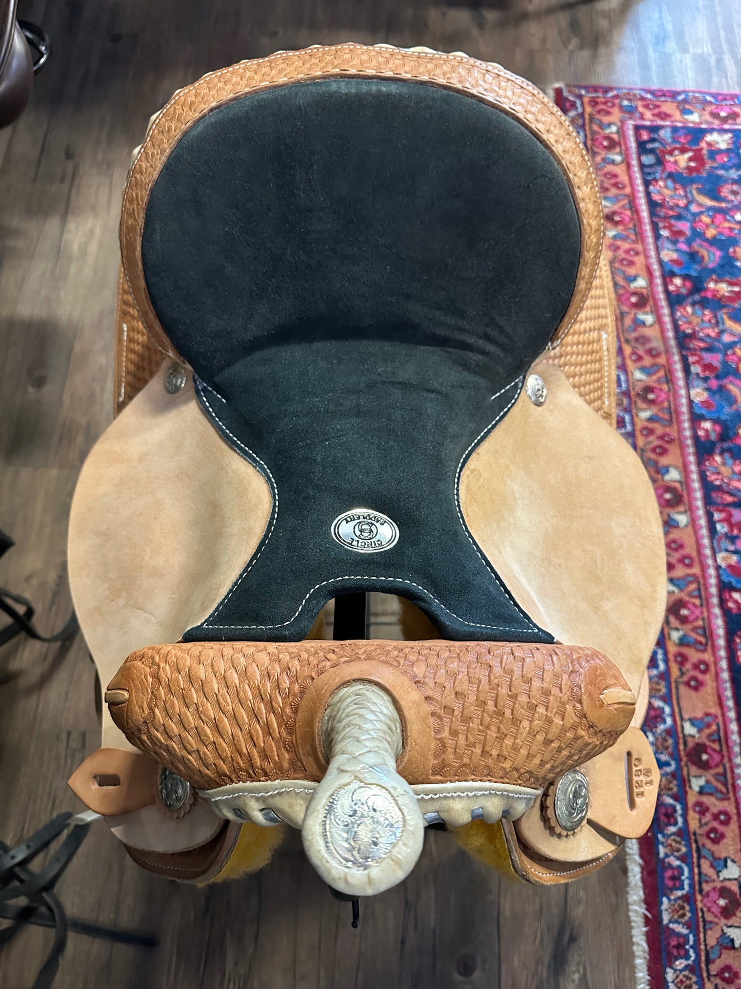 14" Circle S Barrel Saddle - 6.5" Gullet