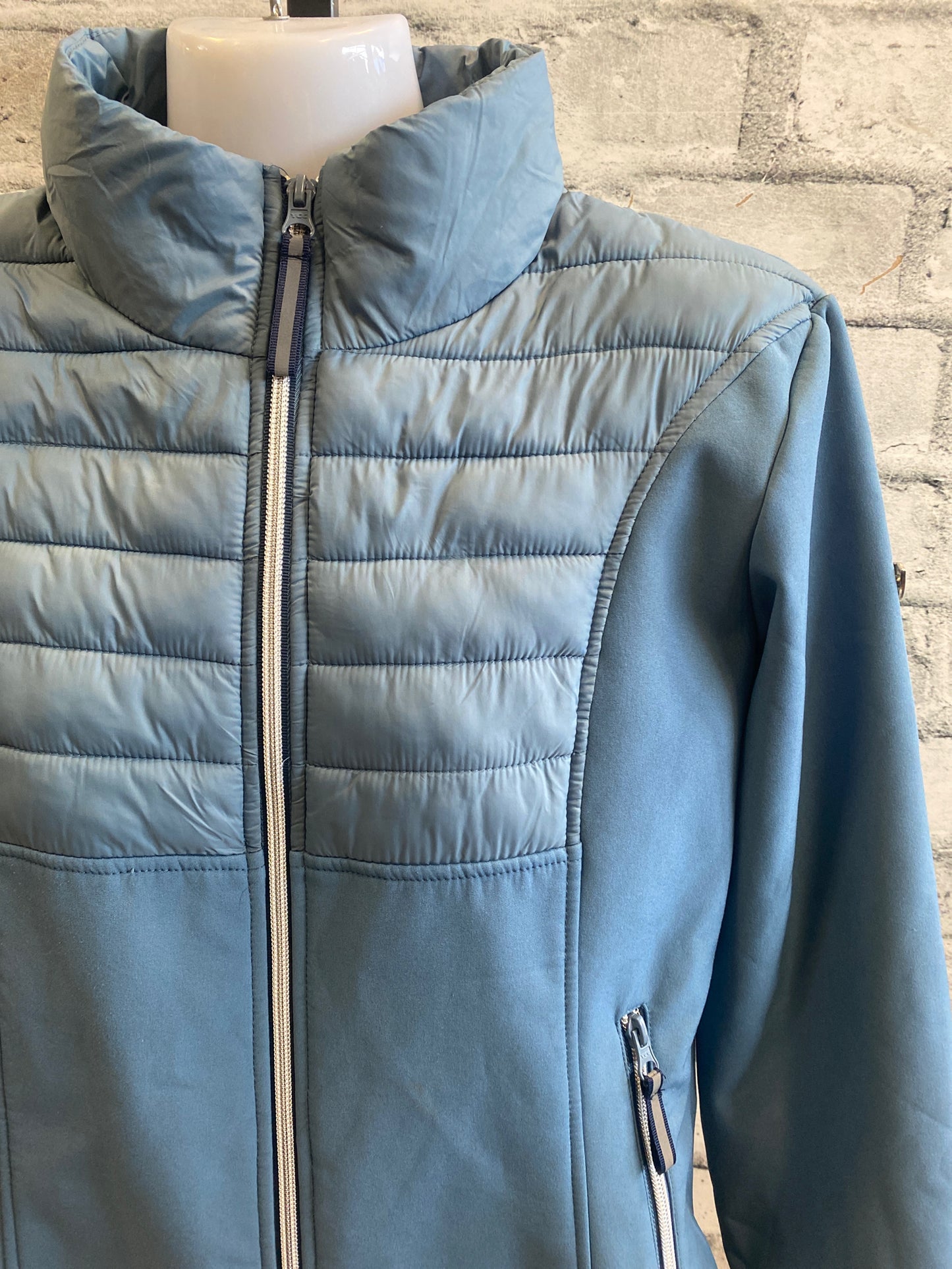 Horze Quilted Jacket Steel Blue M