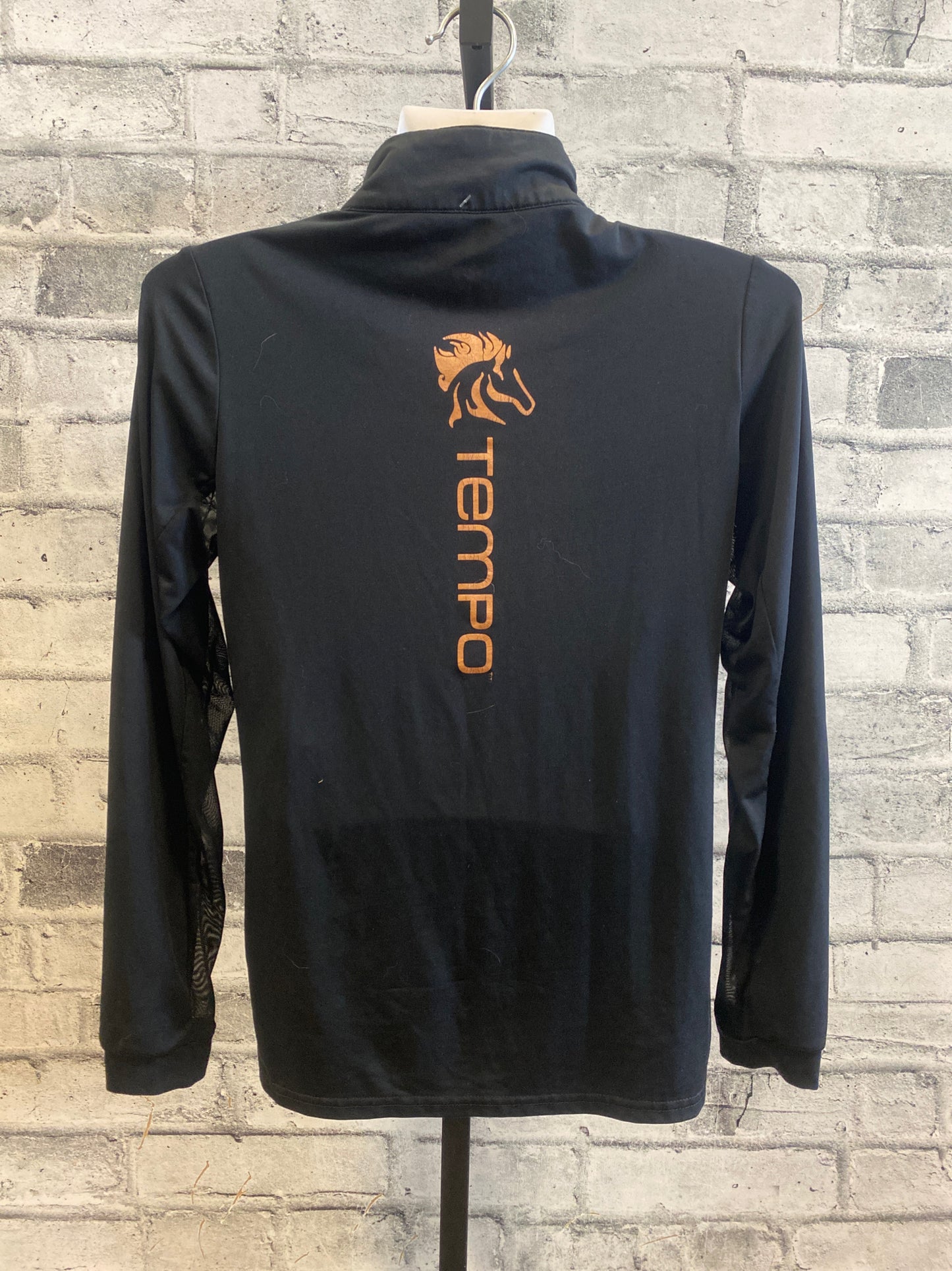Tempo 1/4 Zip LS Shirt Black XS