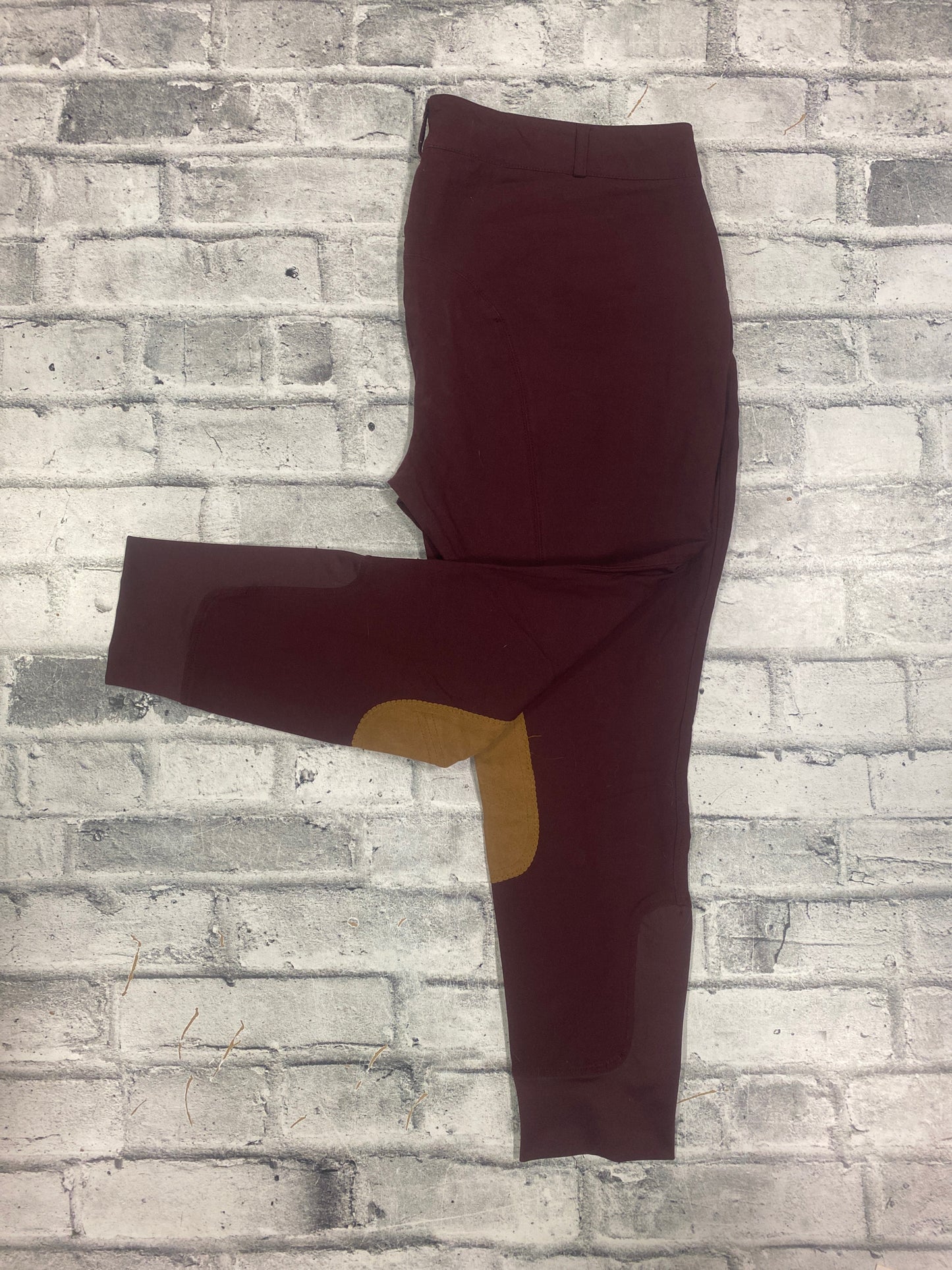 Elation Platinum KP Breeches Burgundy 40R