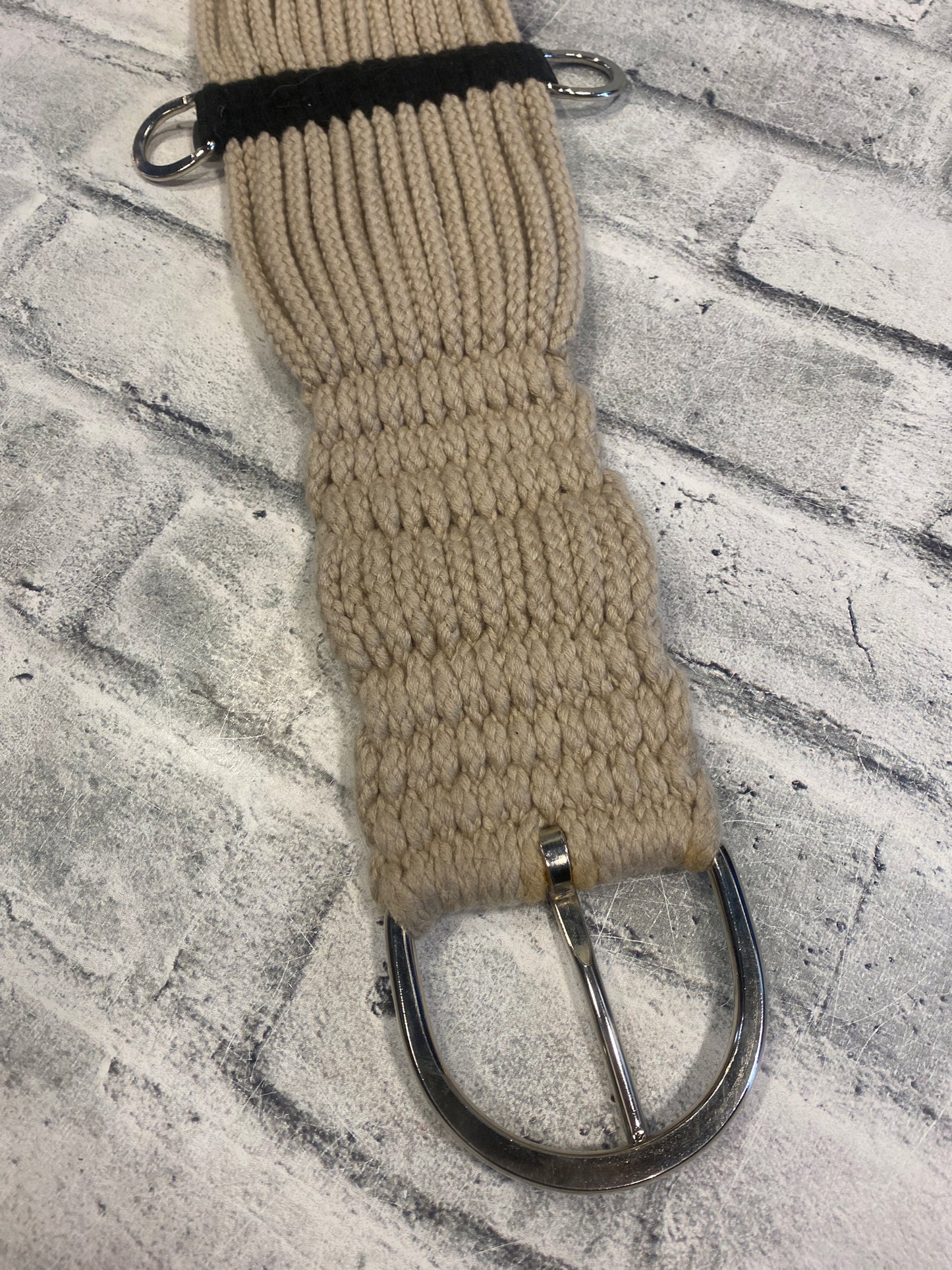 34" Cotton String Cinch Black/Tan