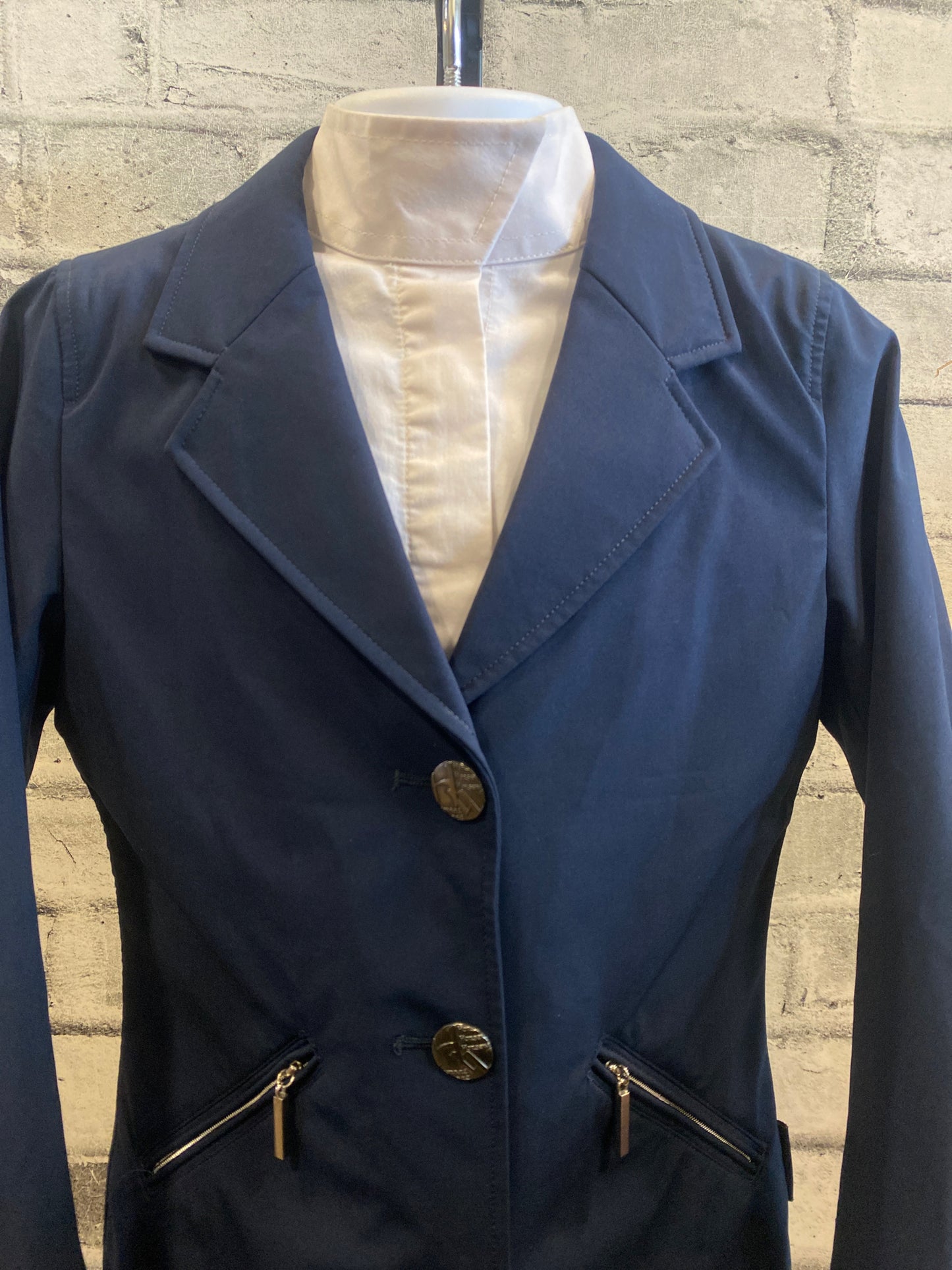Horseware Show Jacket Navy Childrens 7-8