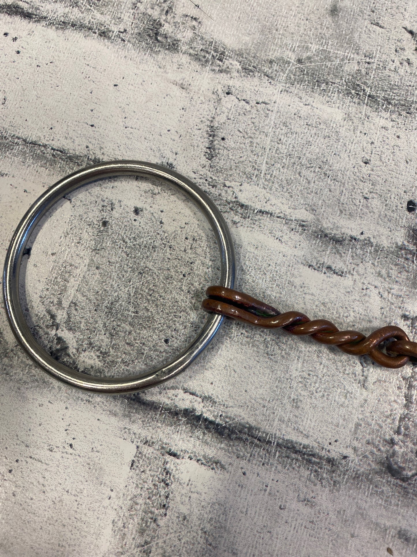 5" Copper Half Twisted Thin Snaffle