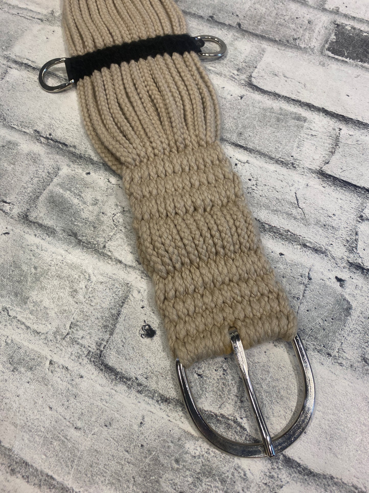 34" Cotton String Cinch Black/Tan