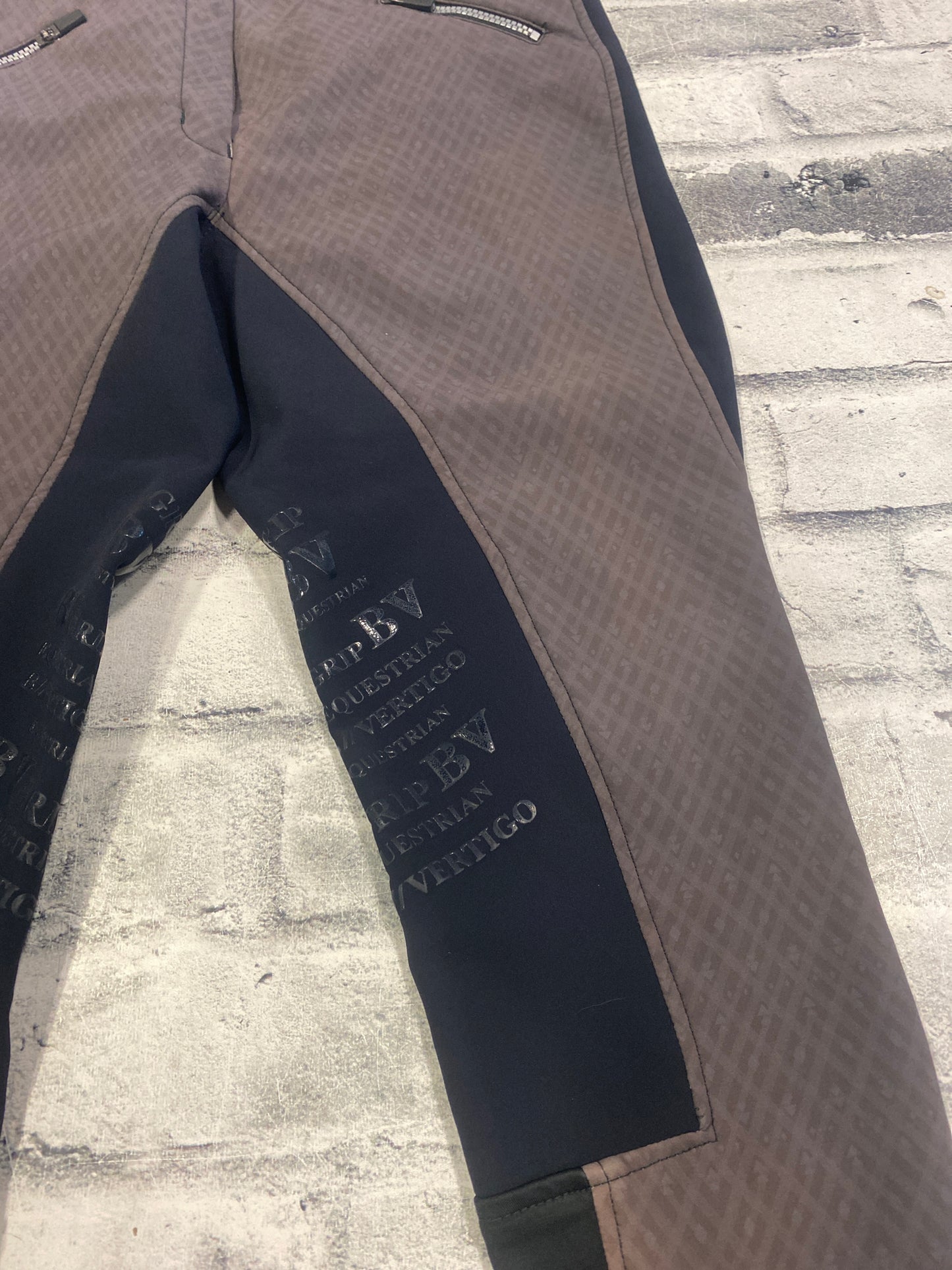 B//Vertigo FS Breeches Grey/Black 32
