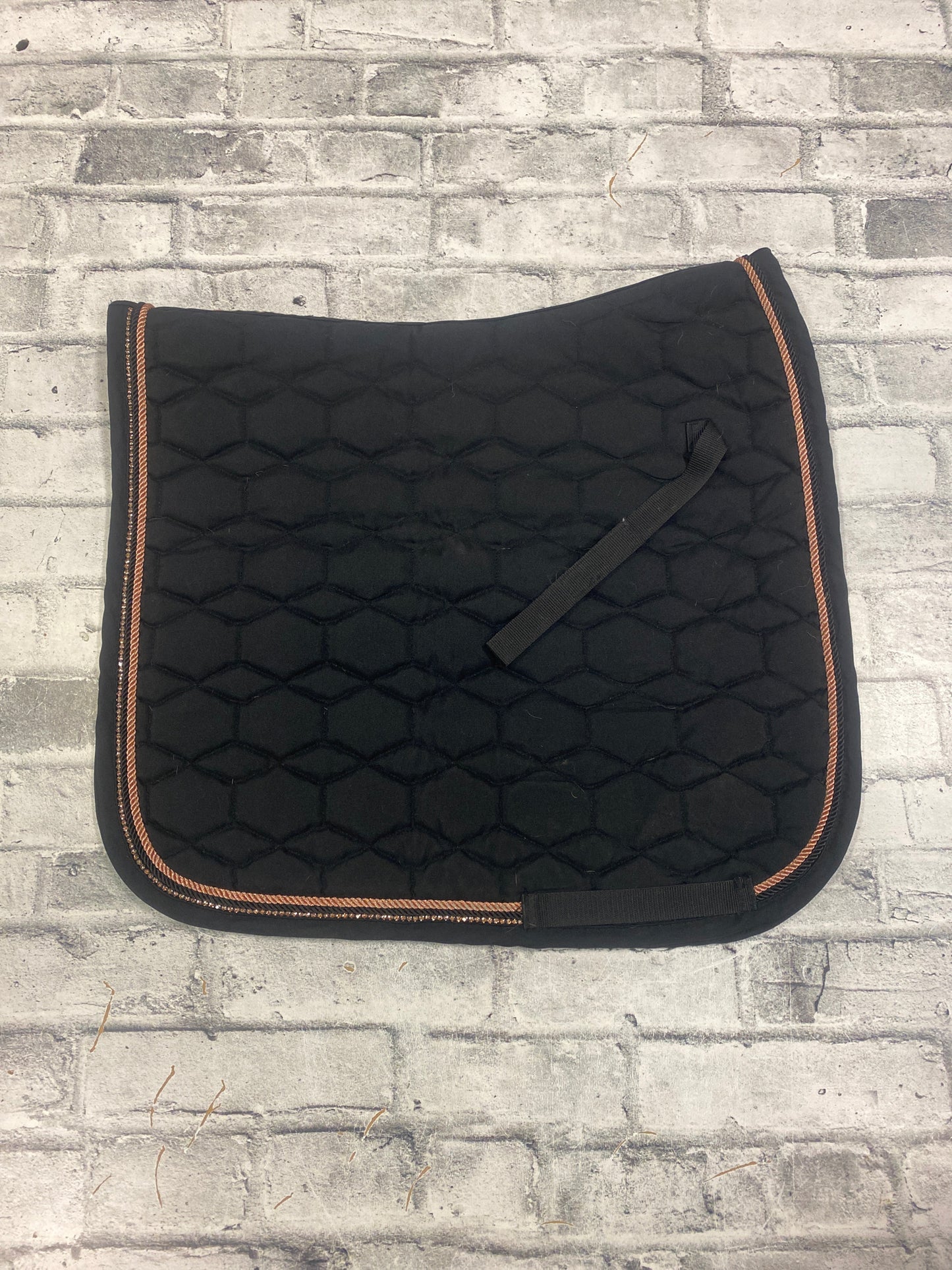 HMK Sport Dressage Pad Black/Rose Gold