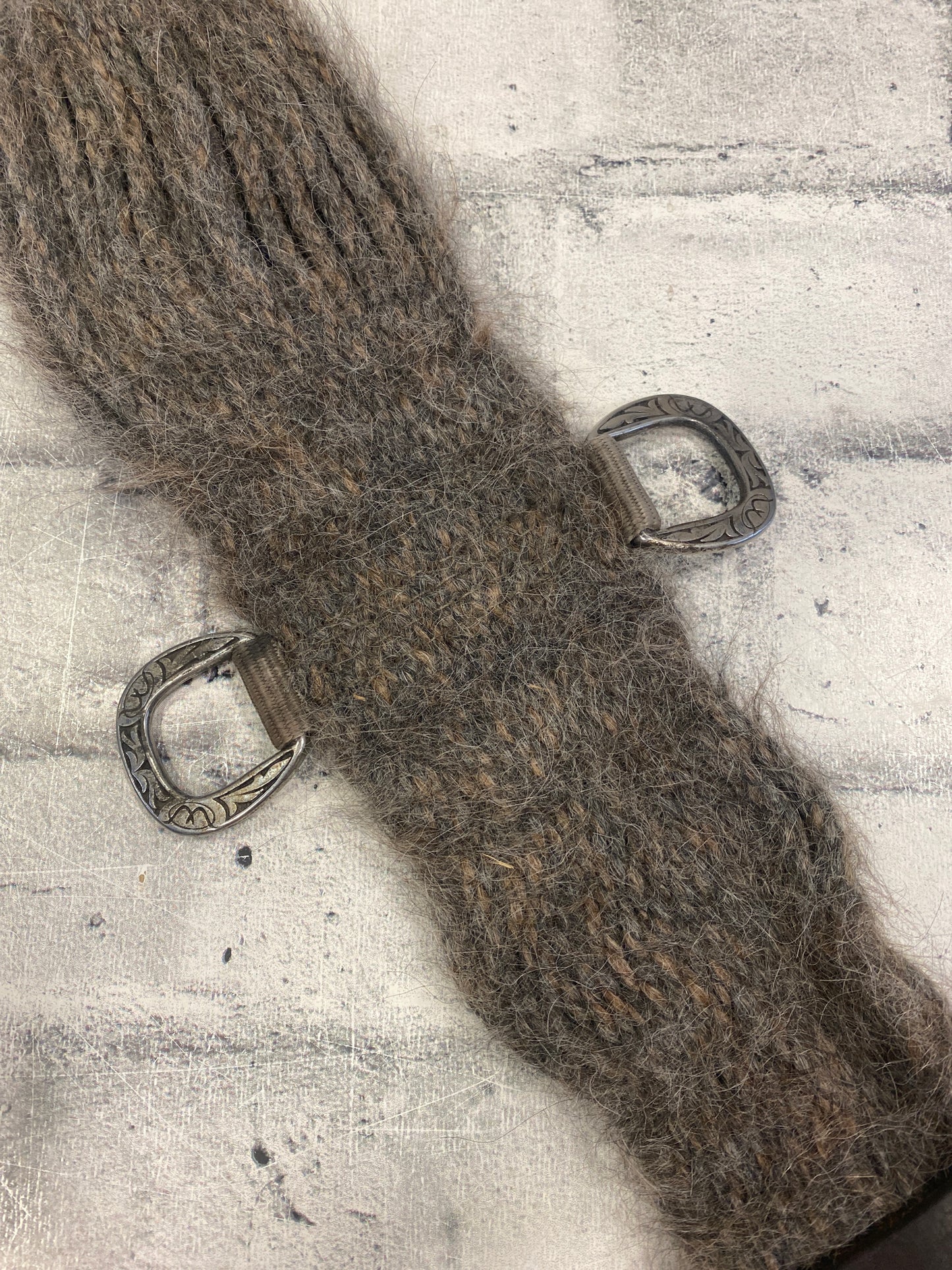 30" Mohair Cinch Grey