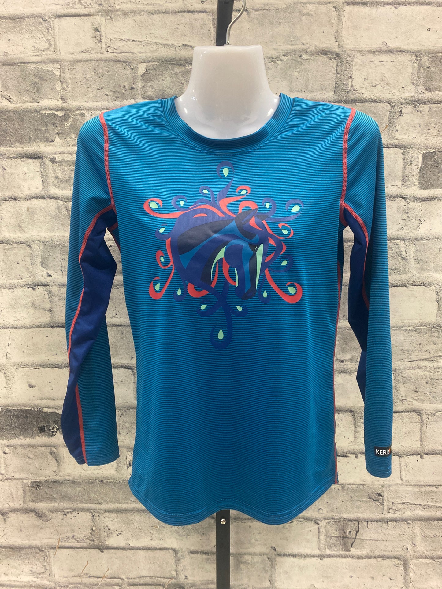 Kerrits LS Shirt Abstract Horse Childrens L