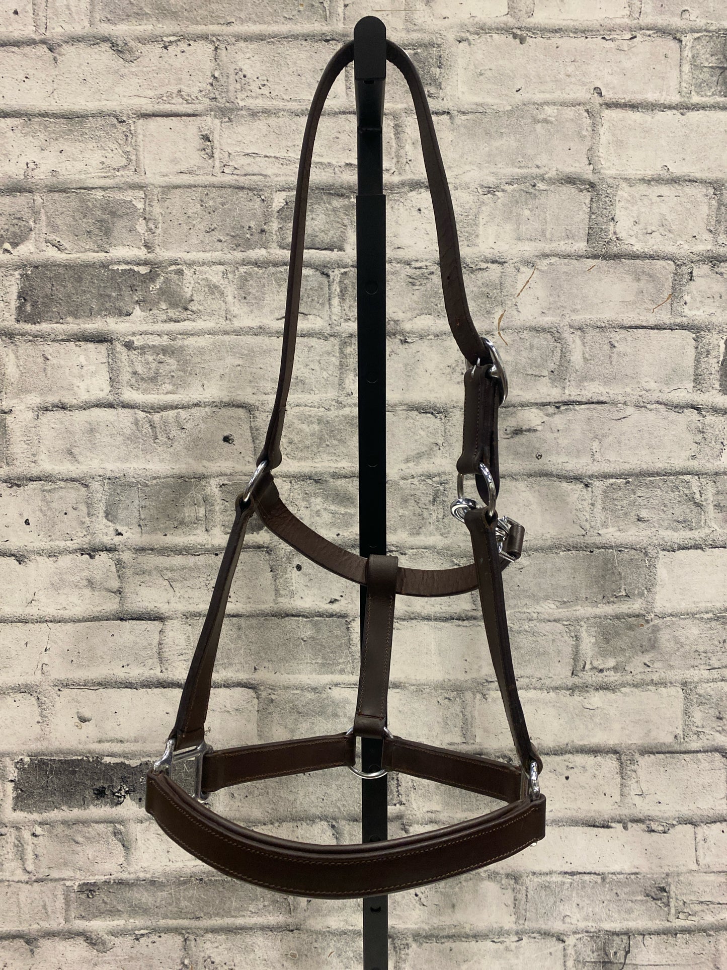 Leather Halter Brown F