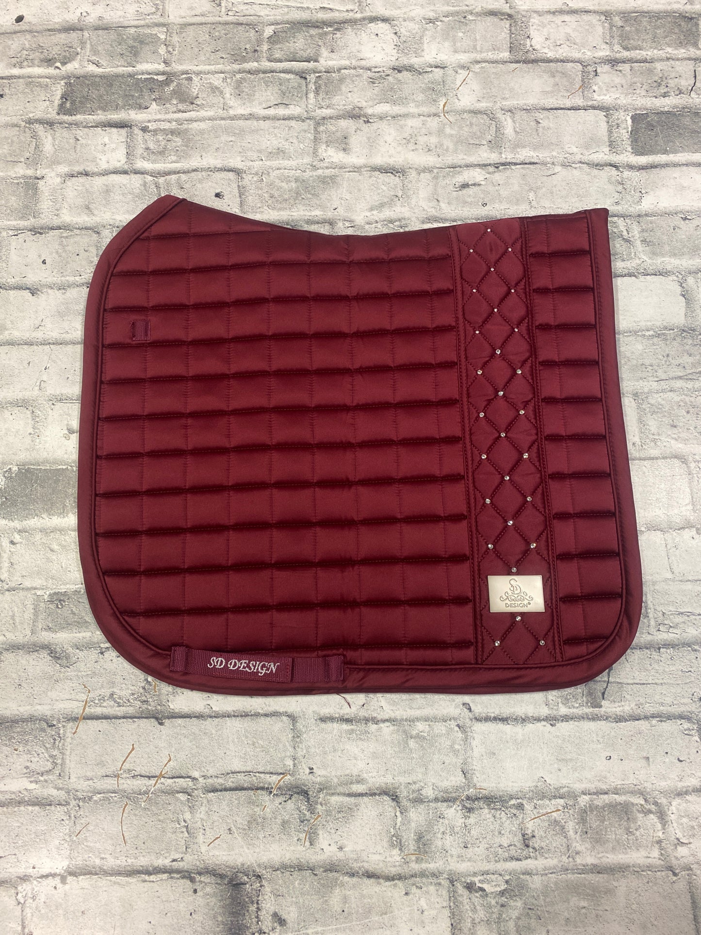 SD Design Dressage Pad Burgundy F