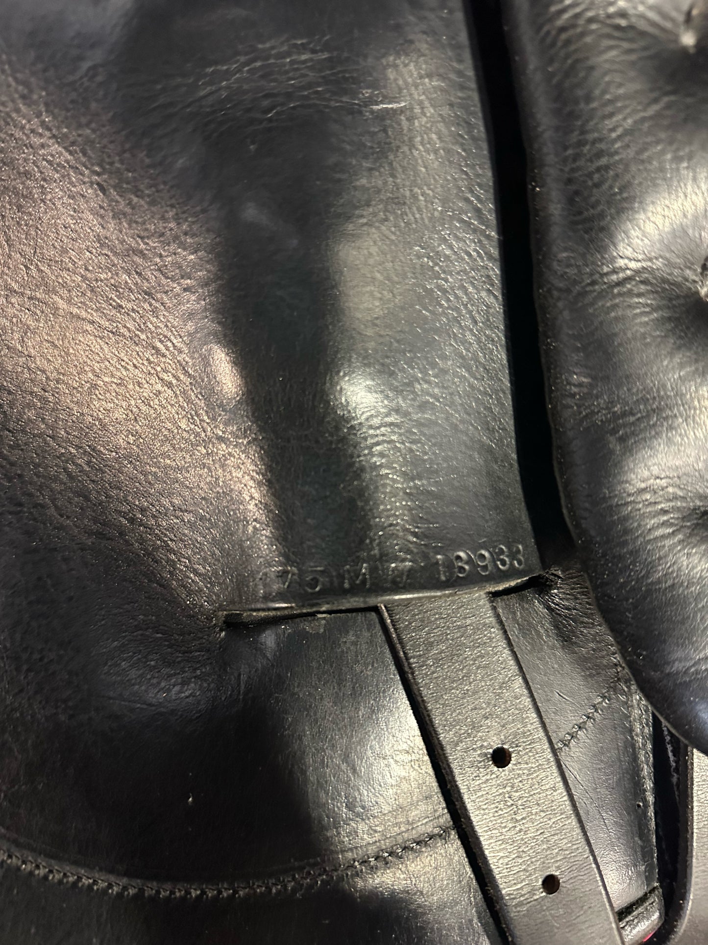 17.5" Frank Baines Union Lux Monoflap Dressage Saddle