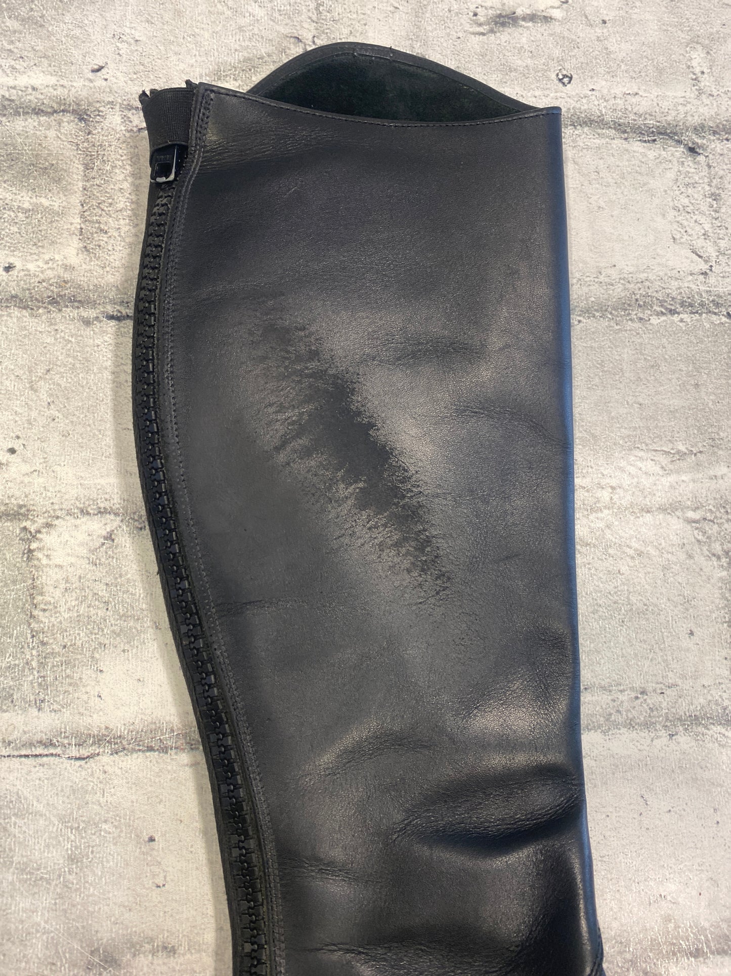Tucci Half Chaps Black H 15" C 12"