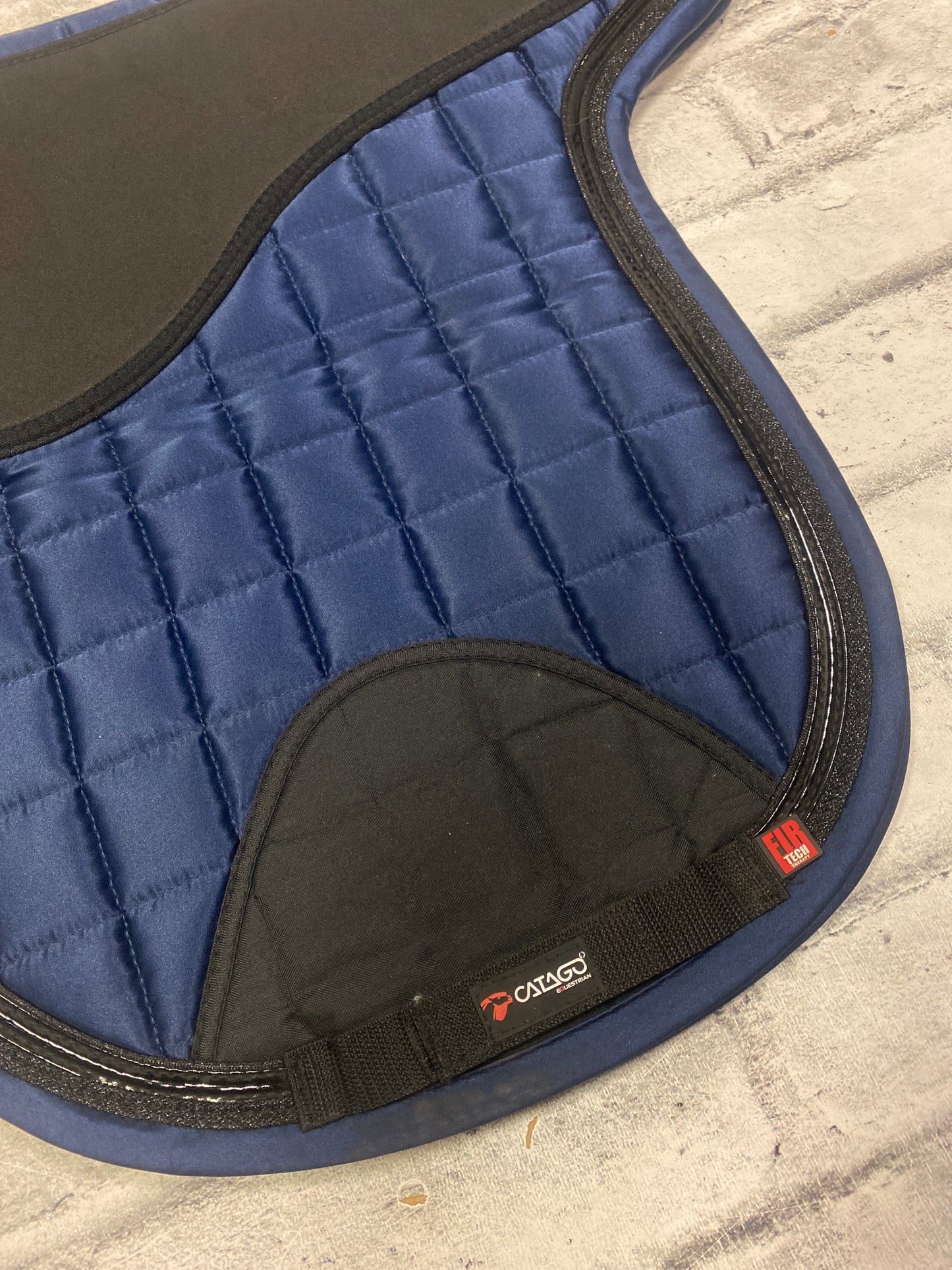 Shires Shaped Dressage Pad Blue