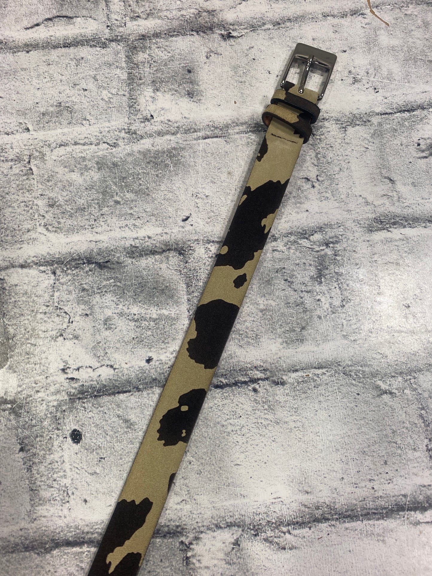 Roberto Piccinetti Cow Print Belt M