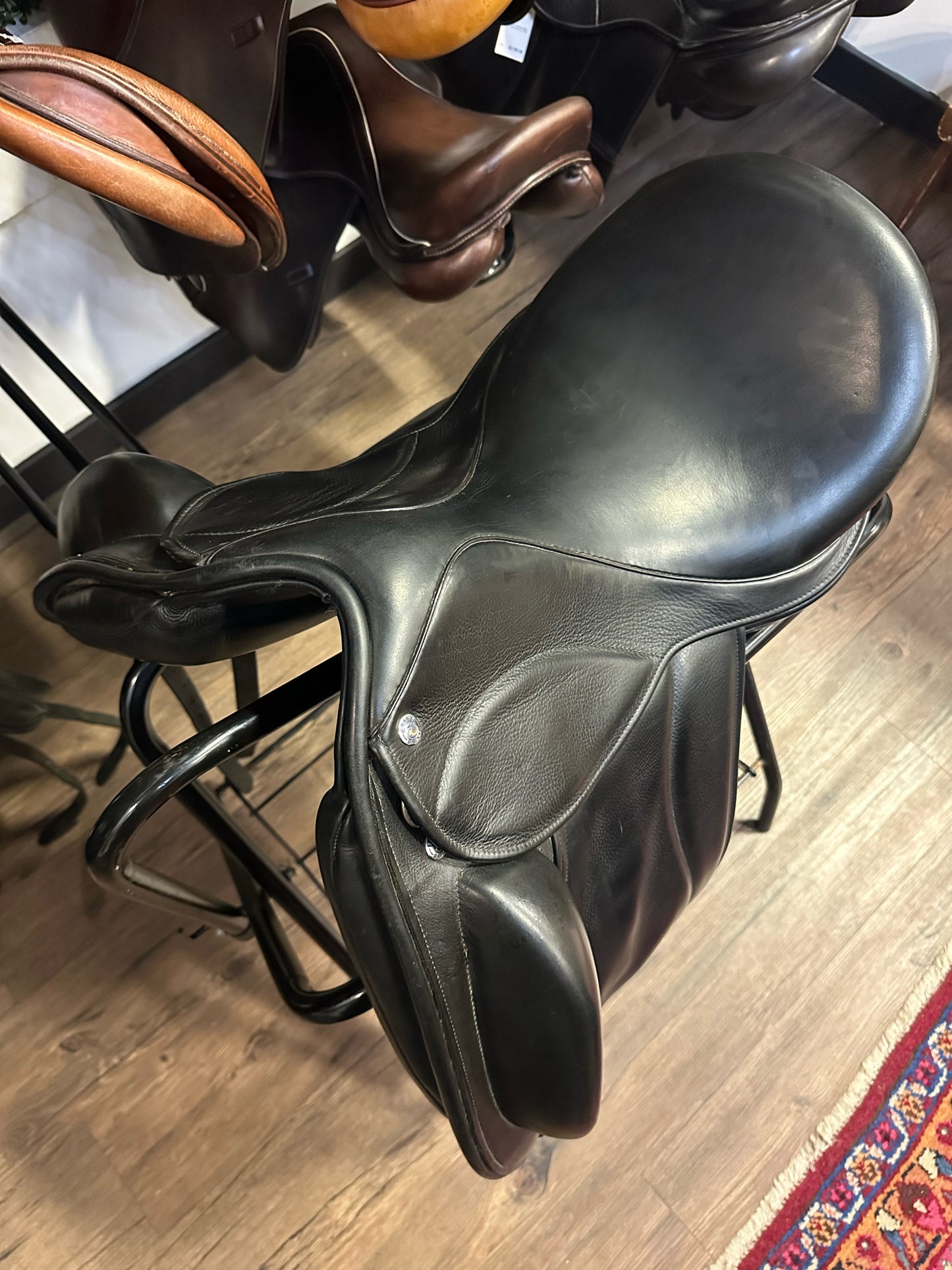 17.5" Frank Baines Union Lux Monoflap Dressage Saddle