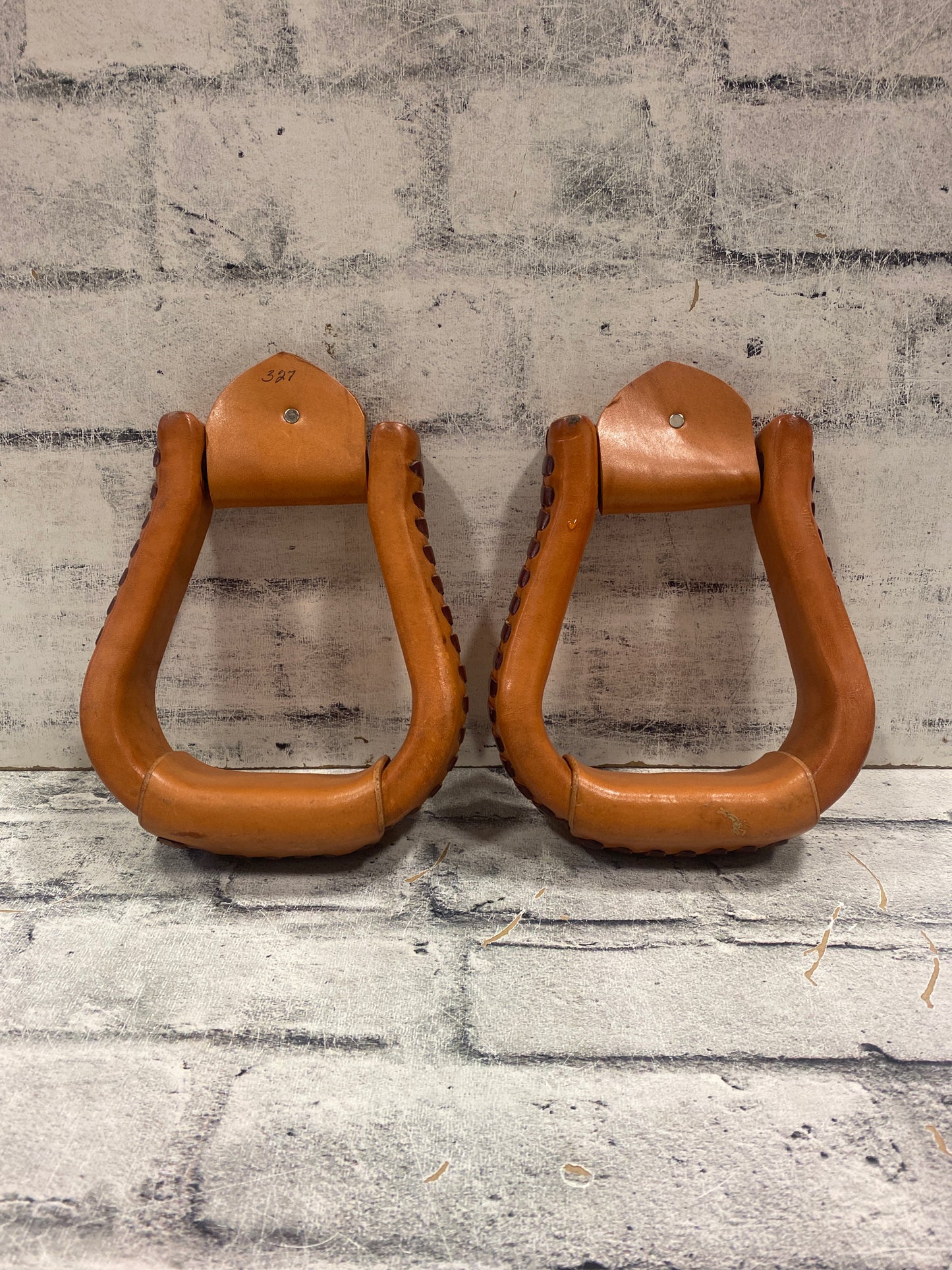 Leather Wrapped Stirrups