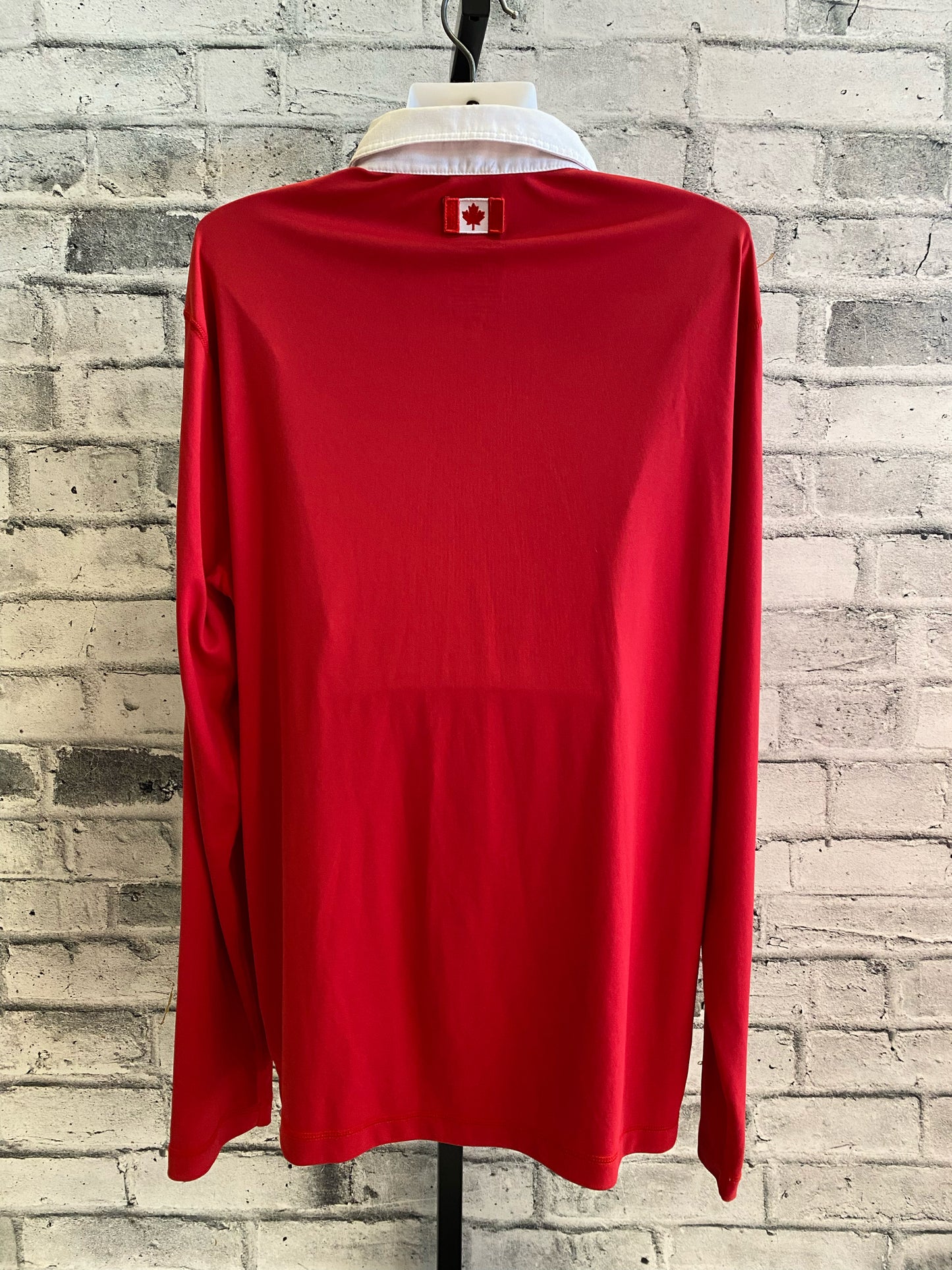 Asmar LS Polo Shit Team Canada Red L