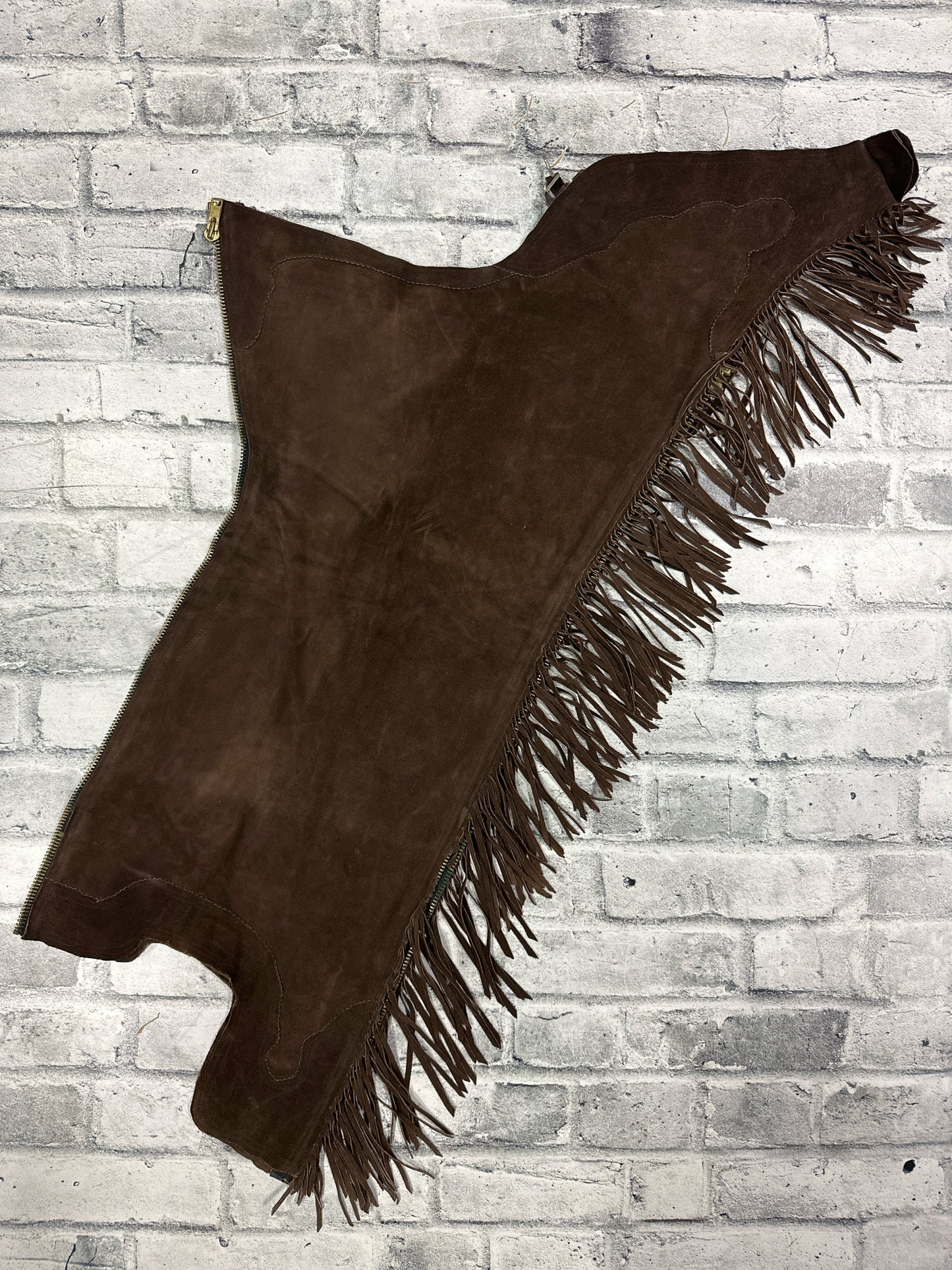 Custom Pleasure Jacket + Chaps Brown Youth L