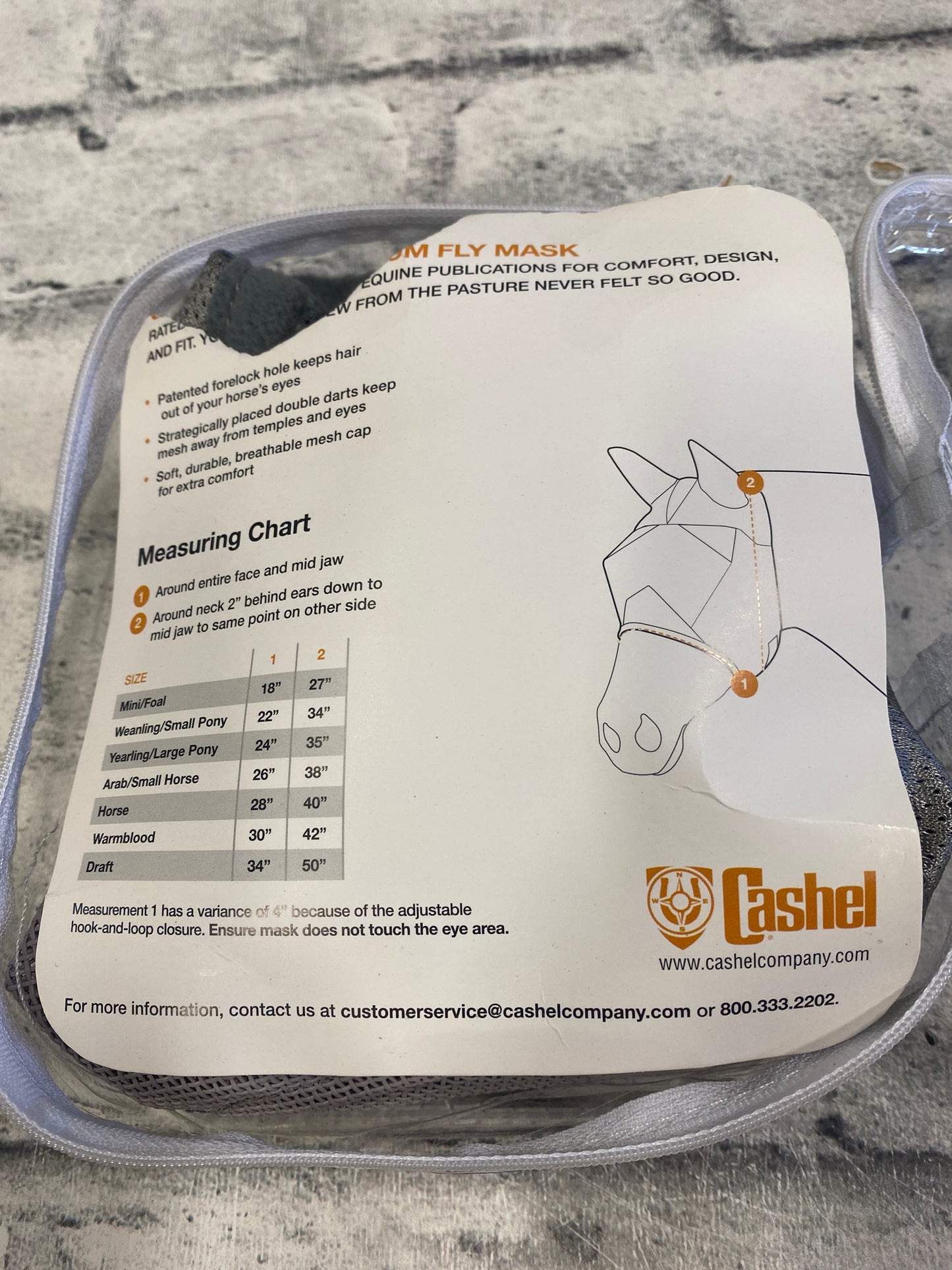 Cashel Fly Mask Weanling NEW