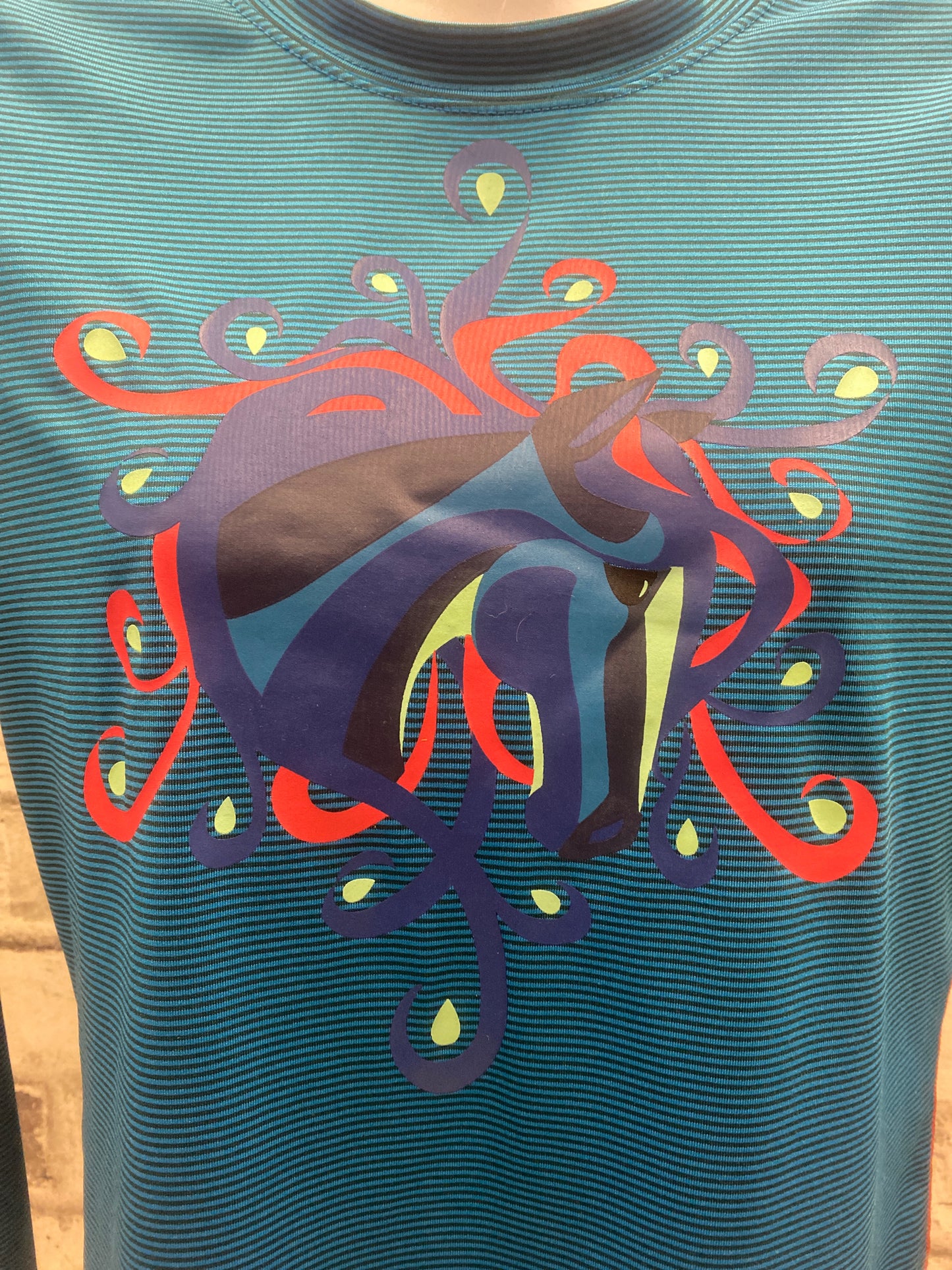 Kerrits LS Shirt Abstract Horse Childrens L