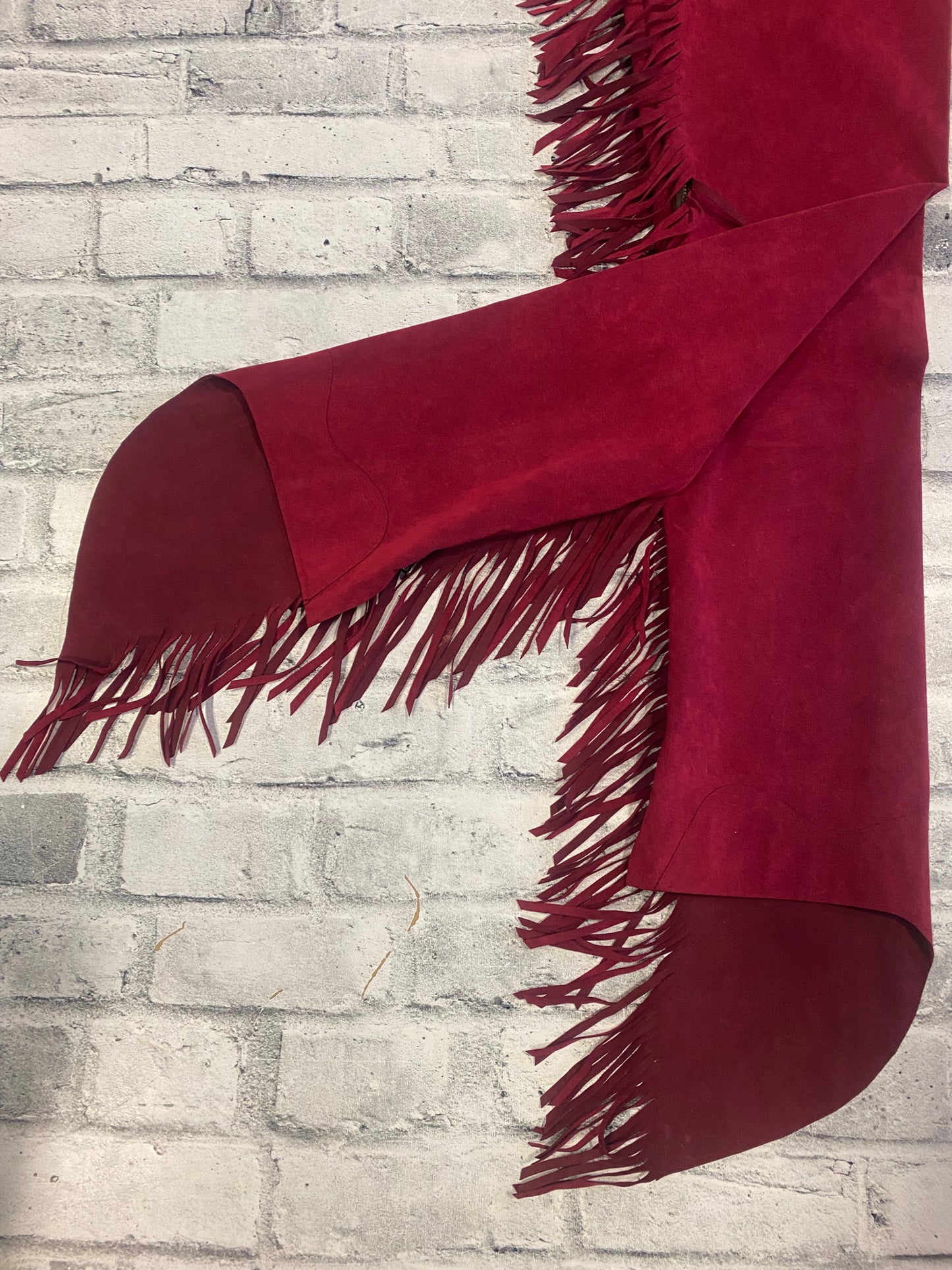 Ultra Suede Show Chaps Red