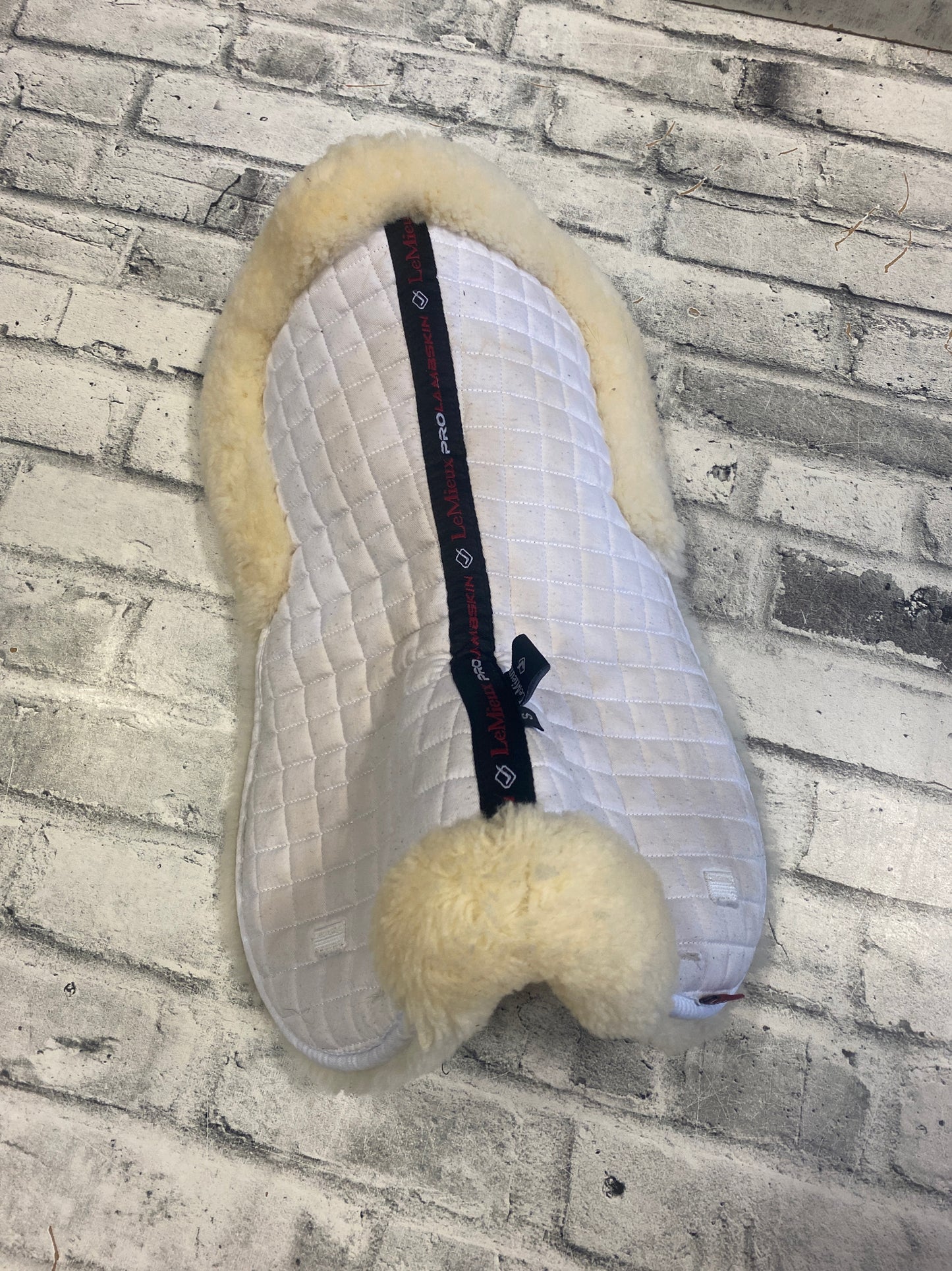 LeMieux Lambskin Half Pad White/Natural S