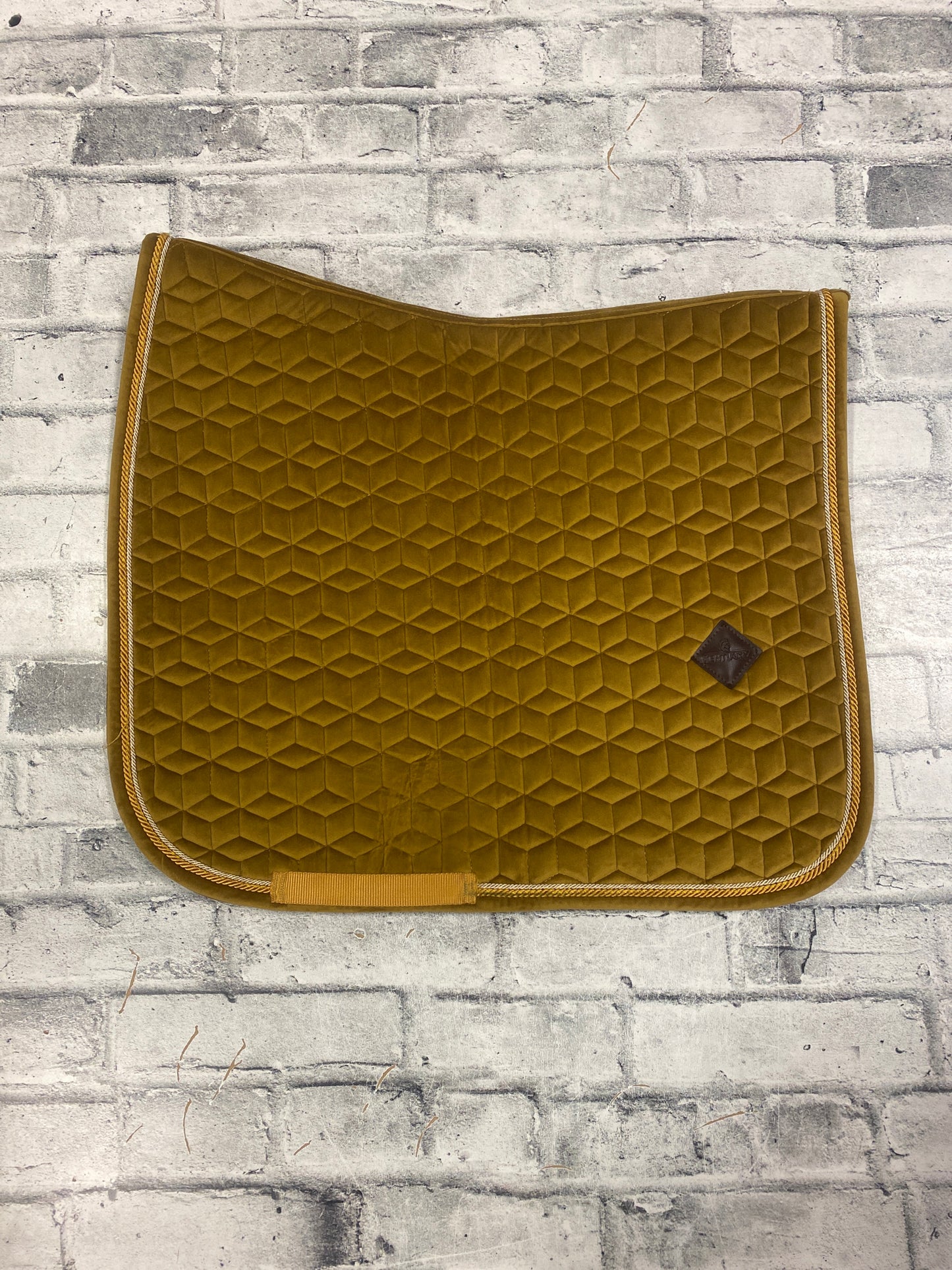 Kentucky Velvet Dressage Pad Mustard F