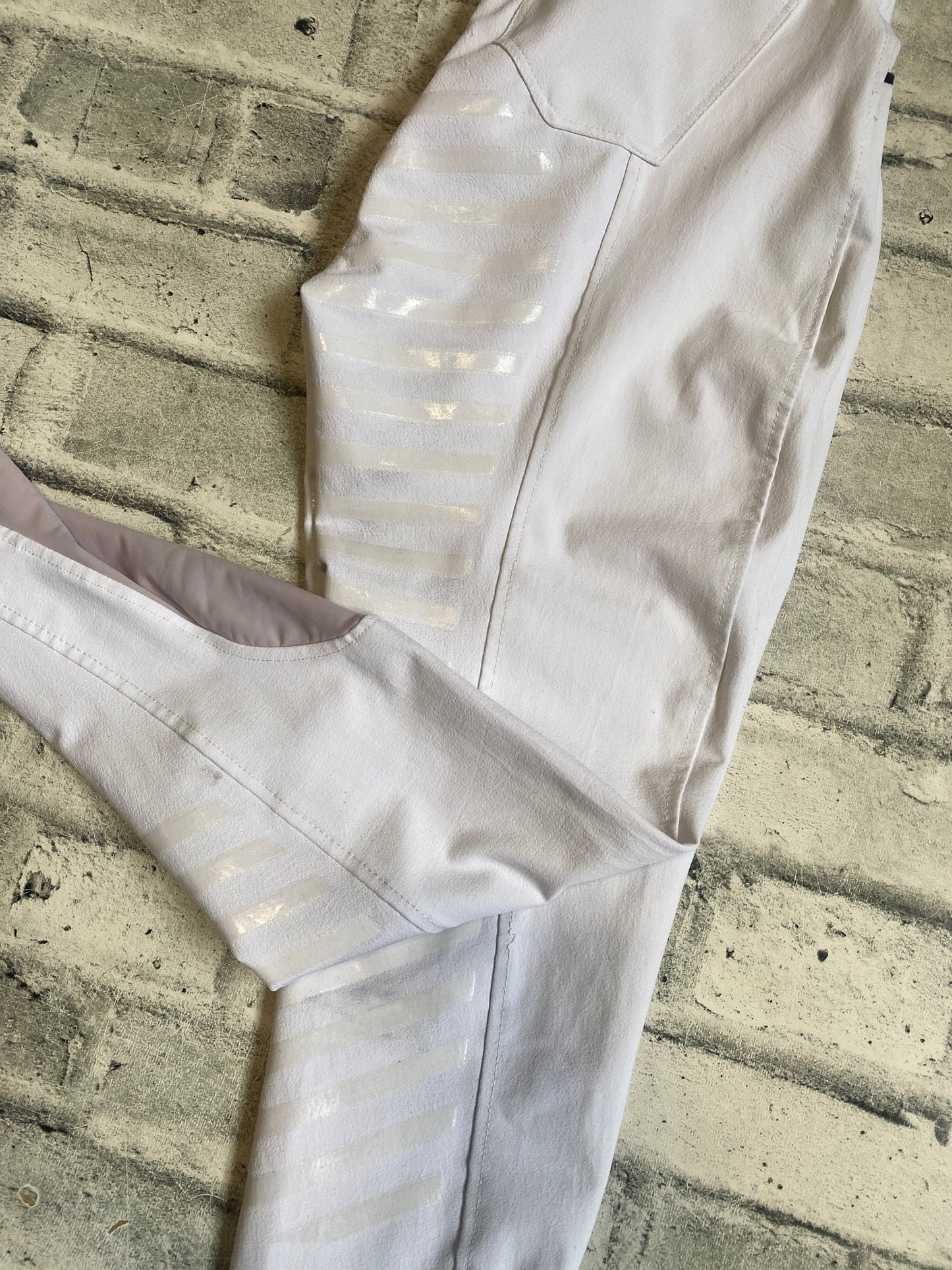 Black Horse FS Grip Breeches White 28