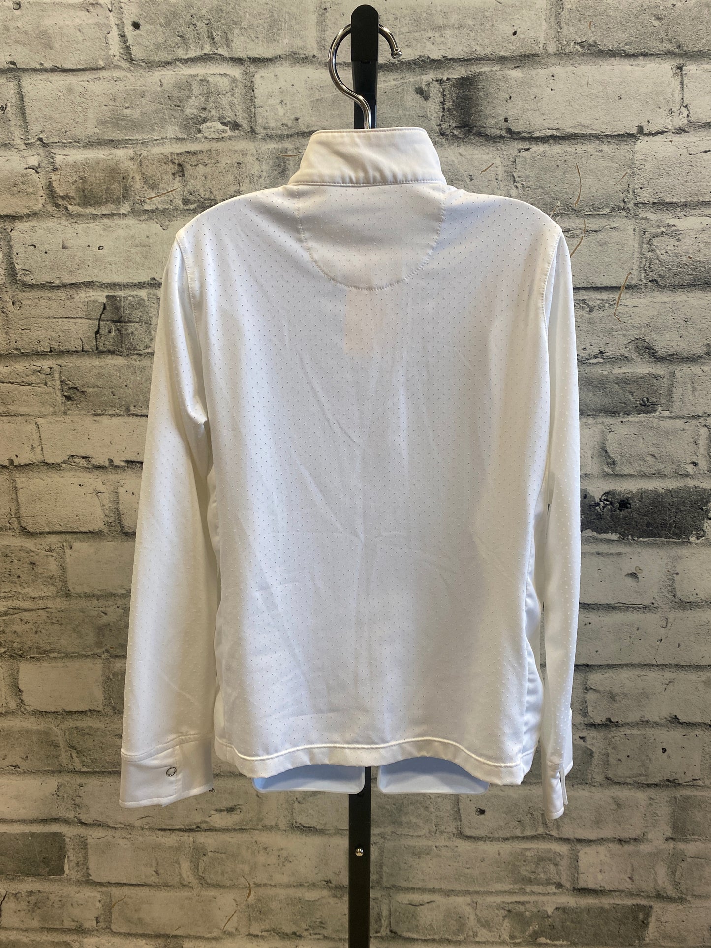 Elation Platinum LS Show Shirt White Childrens S