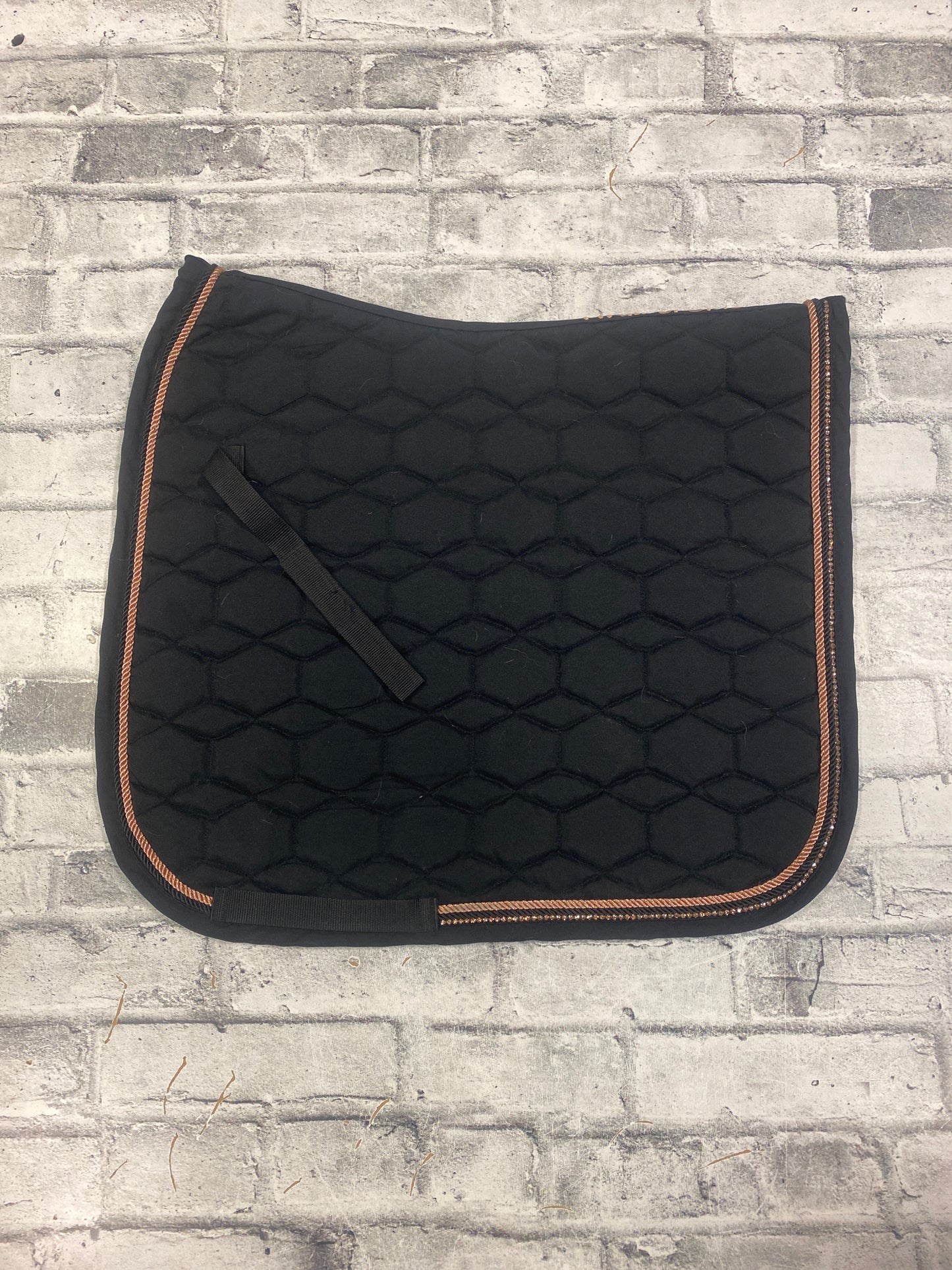 HMK Sport Dressage Pad Black/Rose Gold