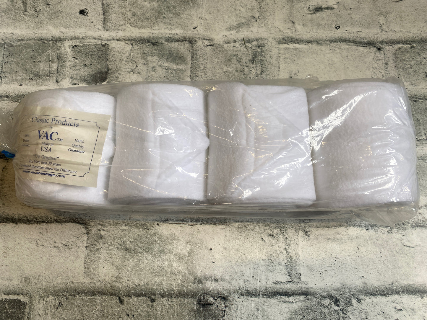VAC White Polos (4) NEW