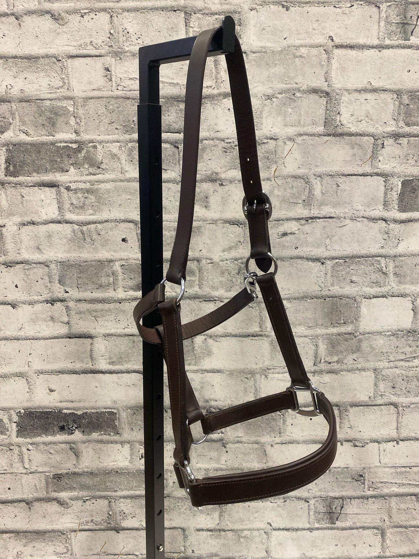 Leather Halter Brown F