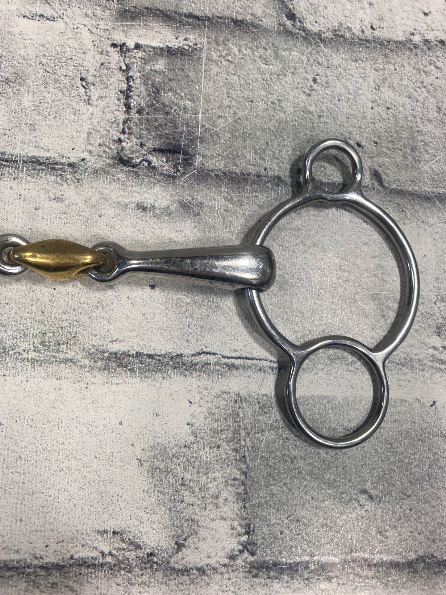 5.5" Stubben Broken 3-Ring Gag