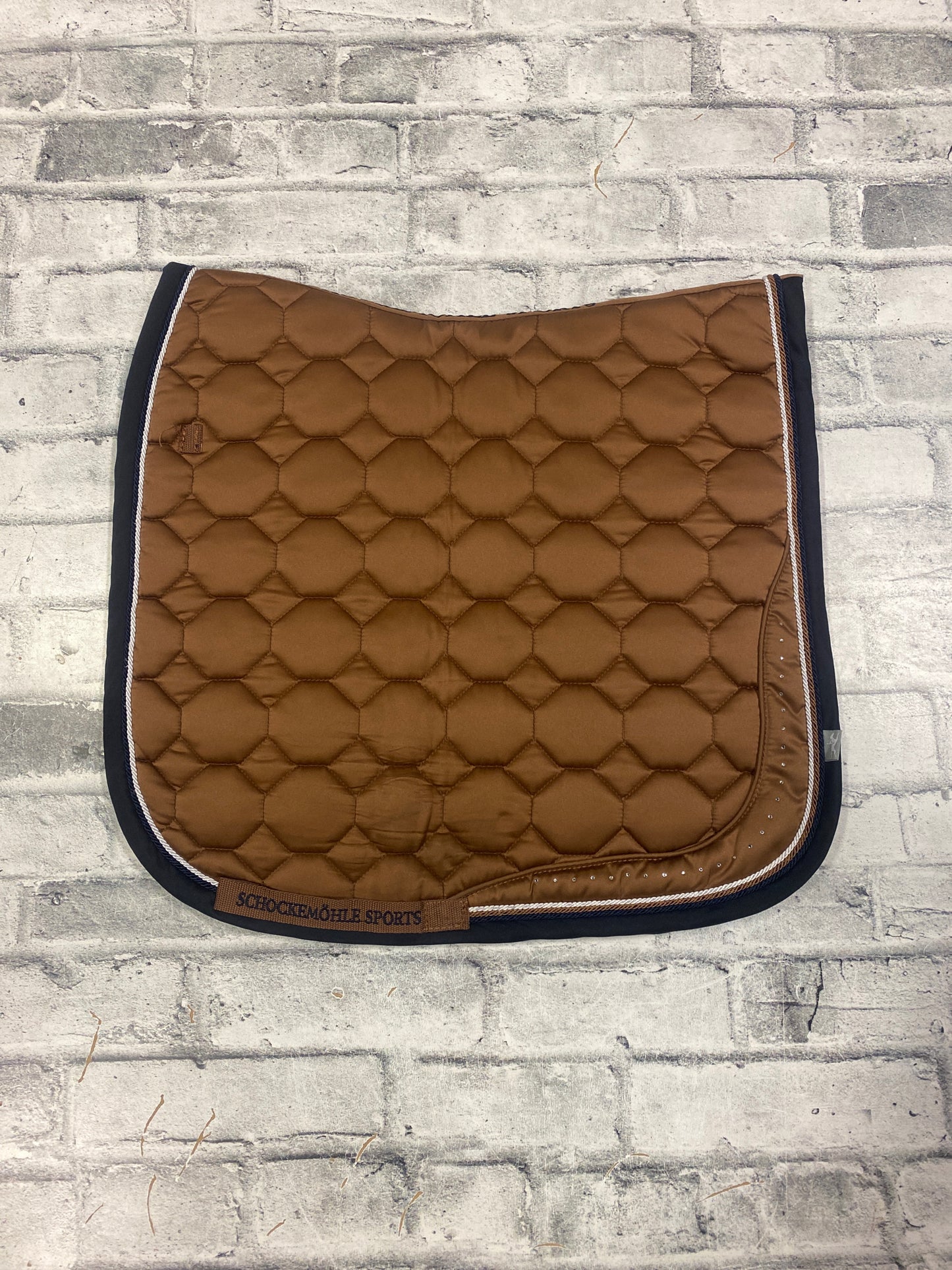 Schockemohle Sports Dressage Pad Copper/Navy F