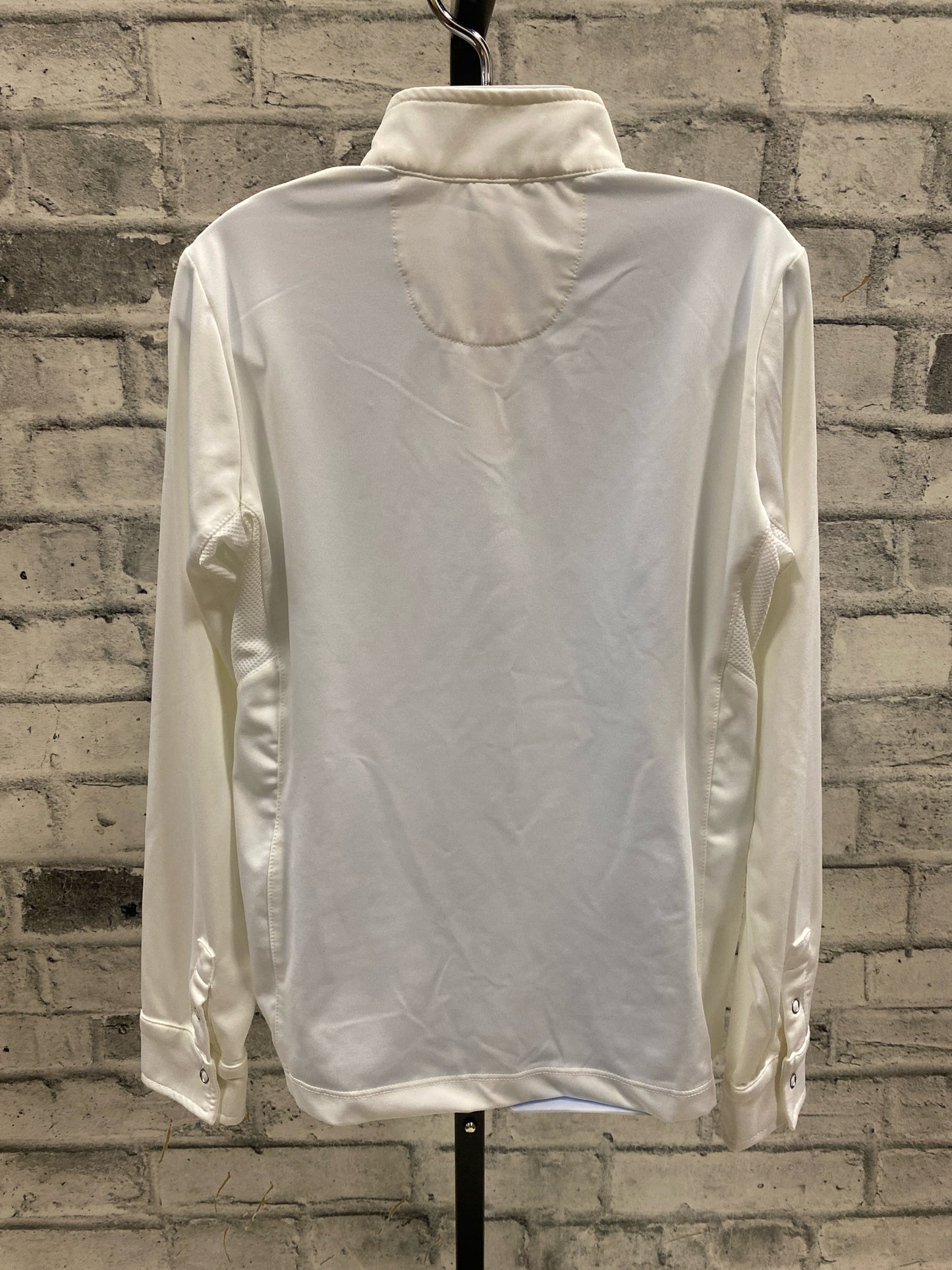 Elation LS Show Shirt White Childrens M