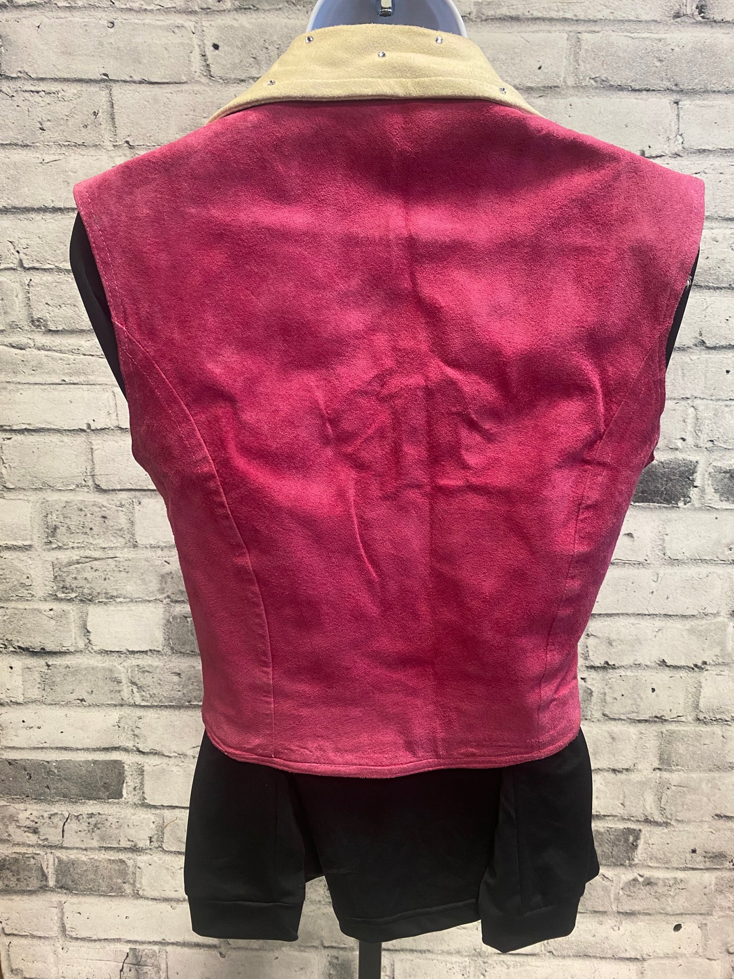 Western Showmanship Vest Pink XS