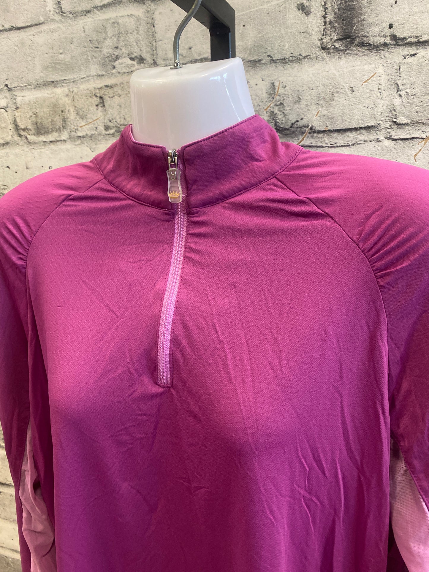 Kastel 1/4 Zip LS Sun Shirt Magenta XL