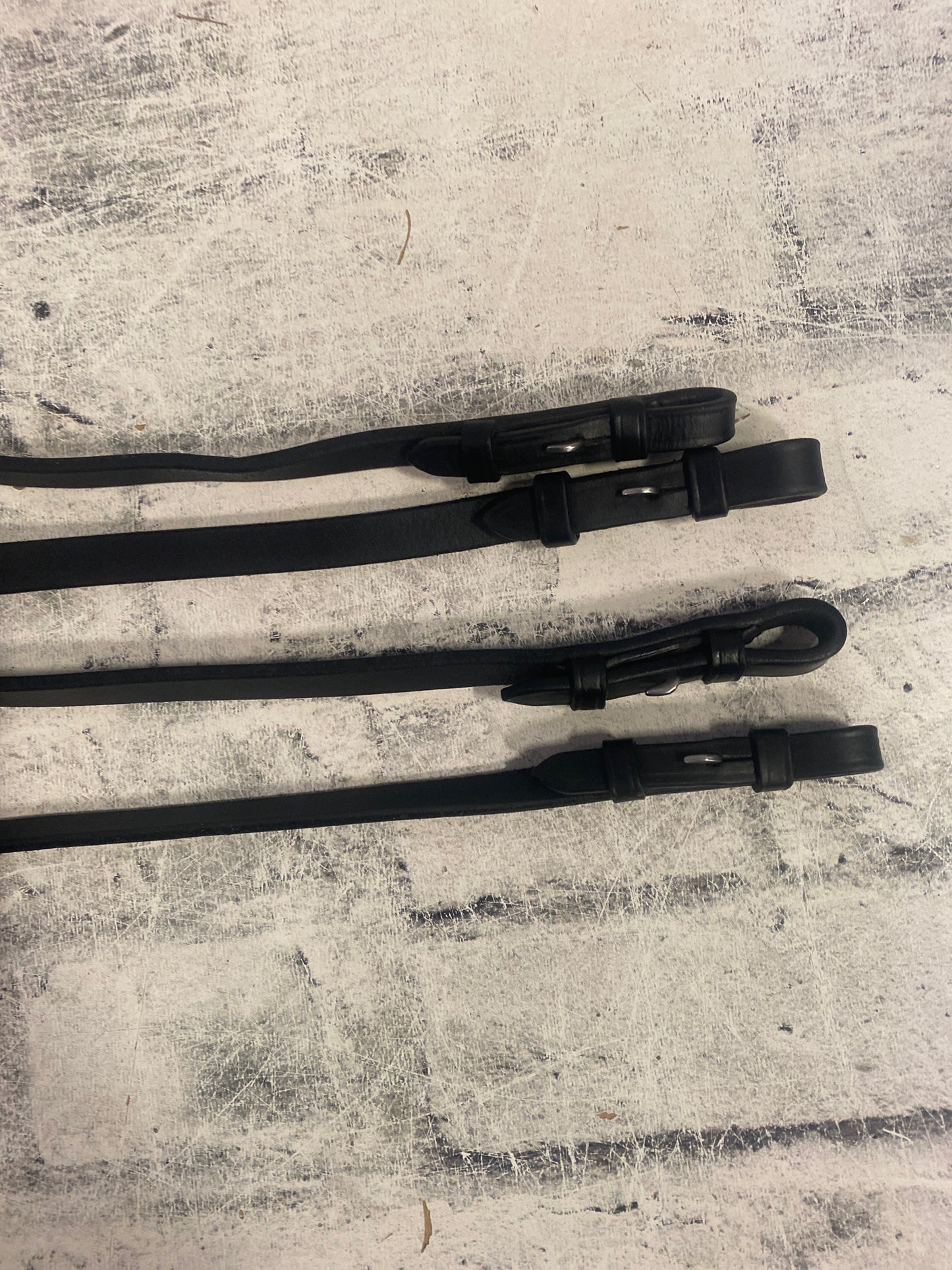 Kavalkade Double Bridle + Reins Black/Metallic Cob