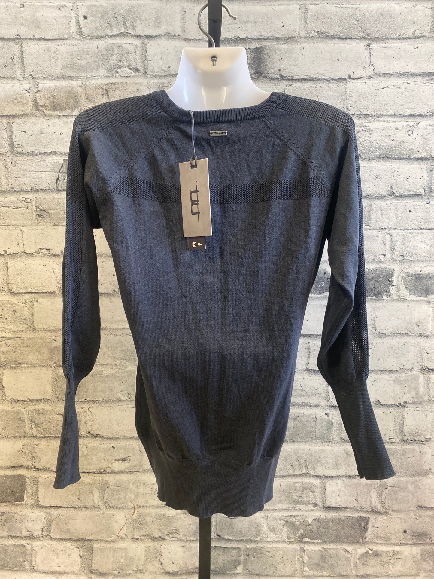 AA Aria Perforated Sweater Charcoal M NEW