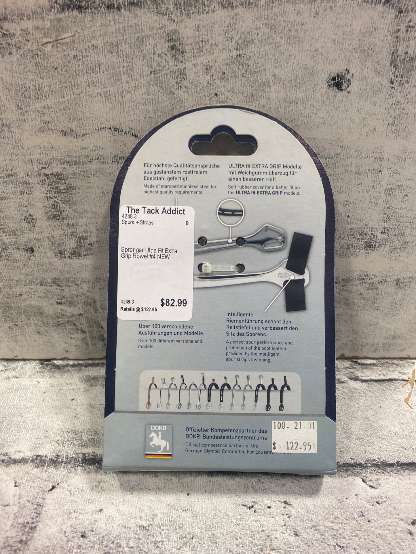 Sprenger Ultra Fit Extra Grip Rowel #4 NEW